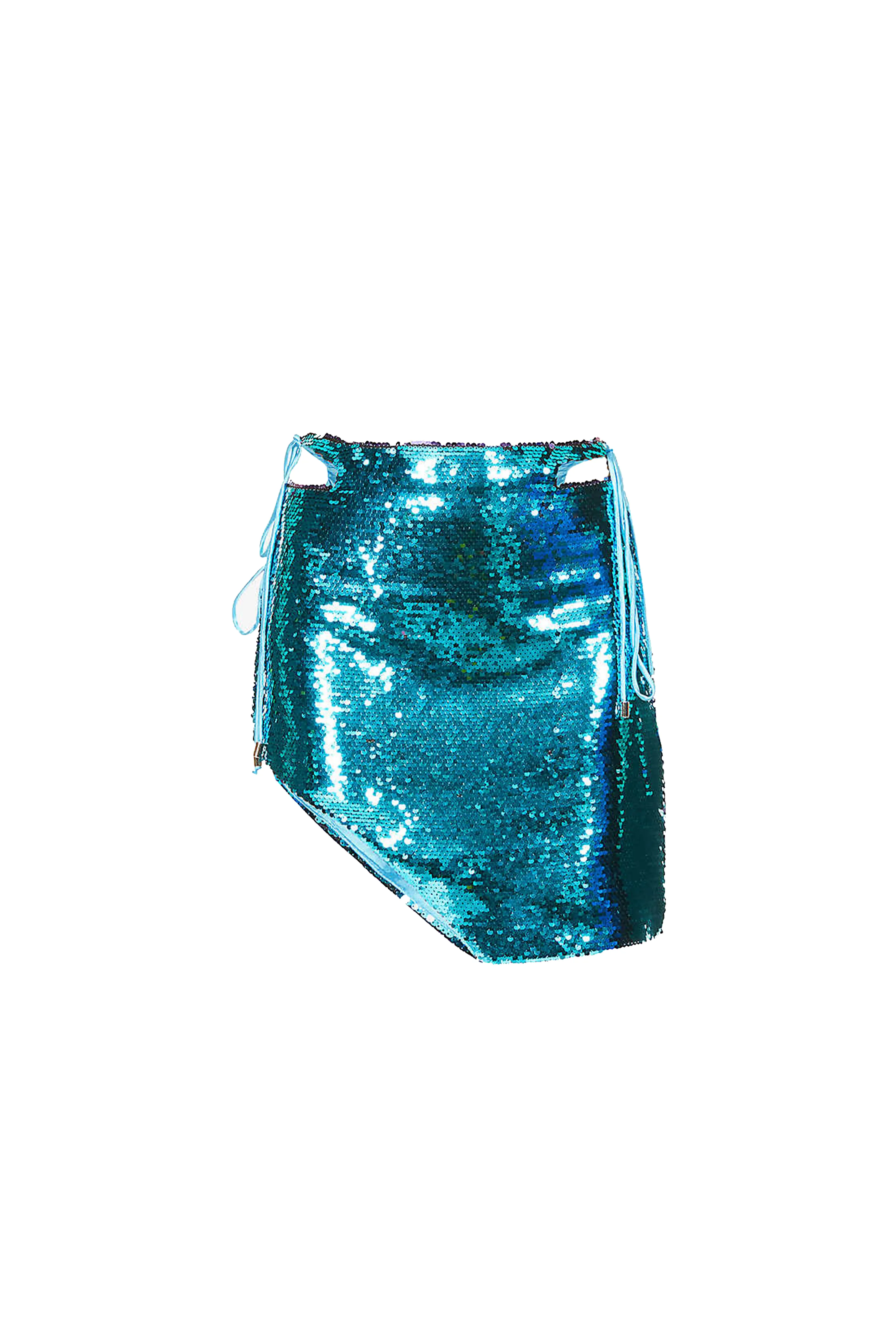 Hailey Blue Sequin Mini Skirt sold by AMYLYNN