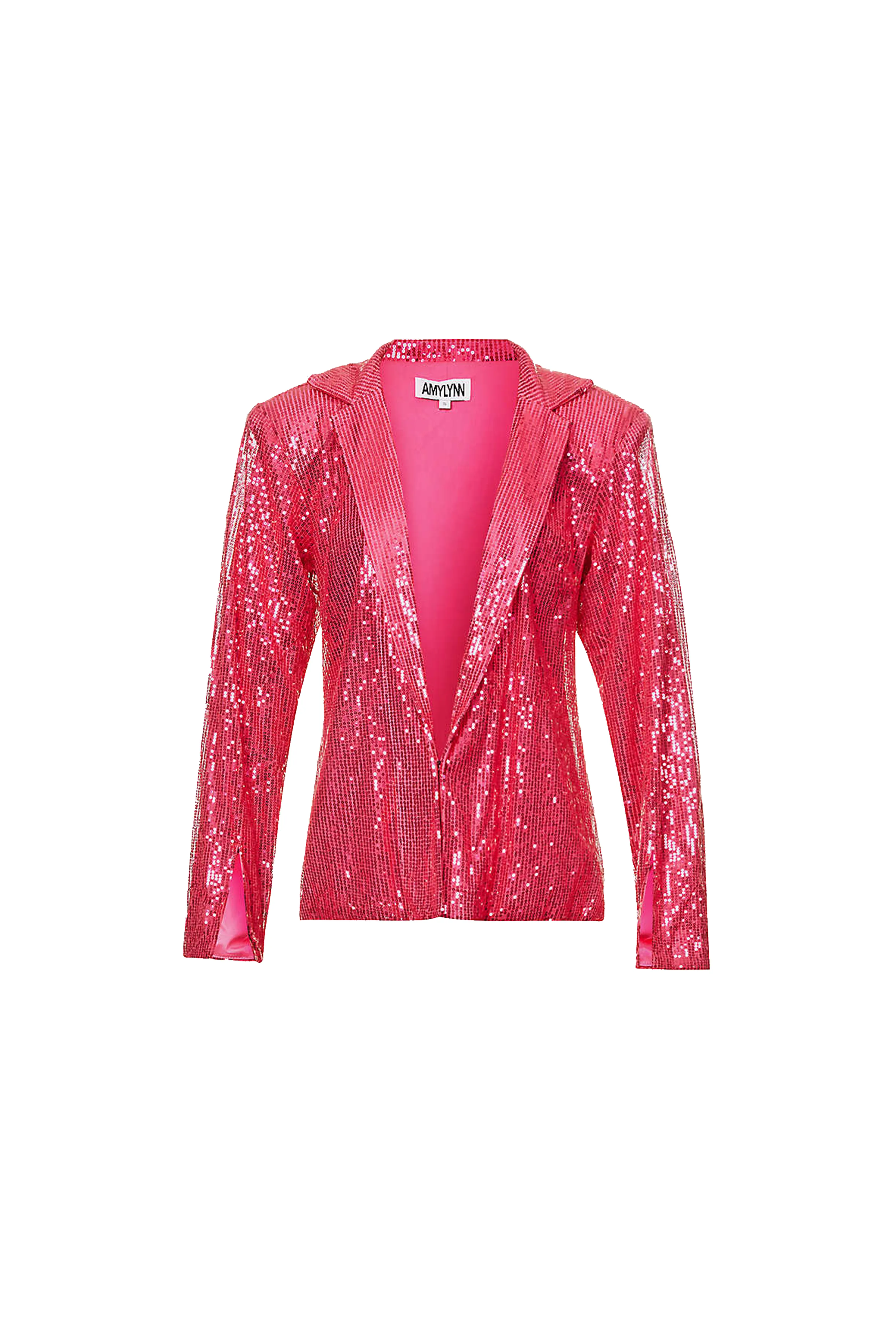 Savannah Pink Sequin Blazer Jacket sold by AMYLYNN