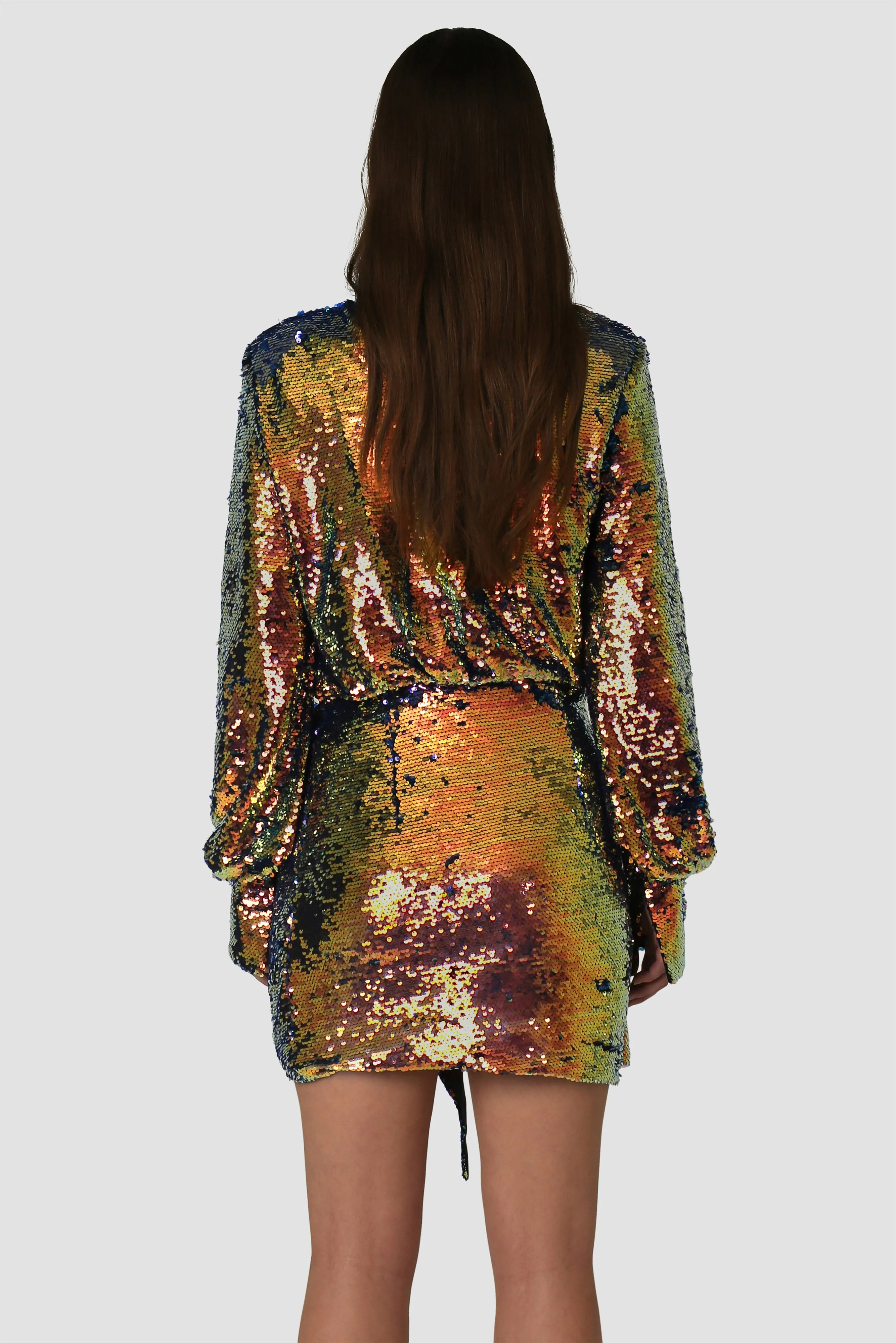 Zeus Sequin Mini Dress sold by AMYLYNN product image thumbnail 5