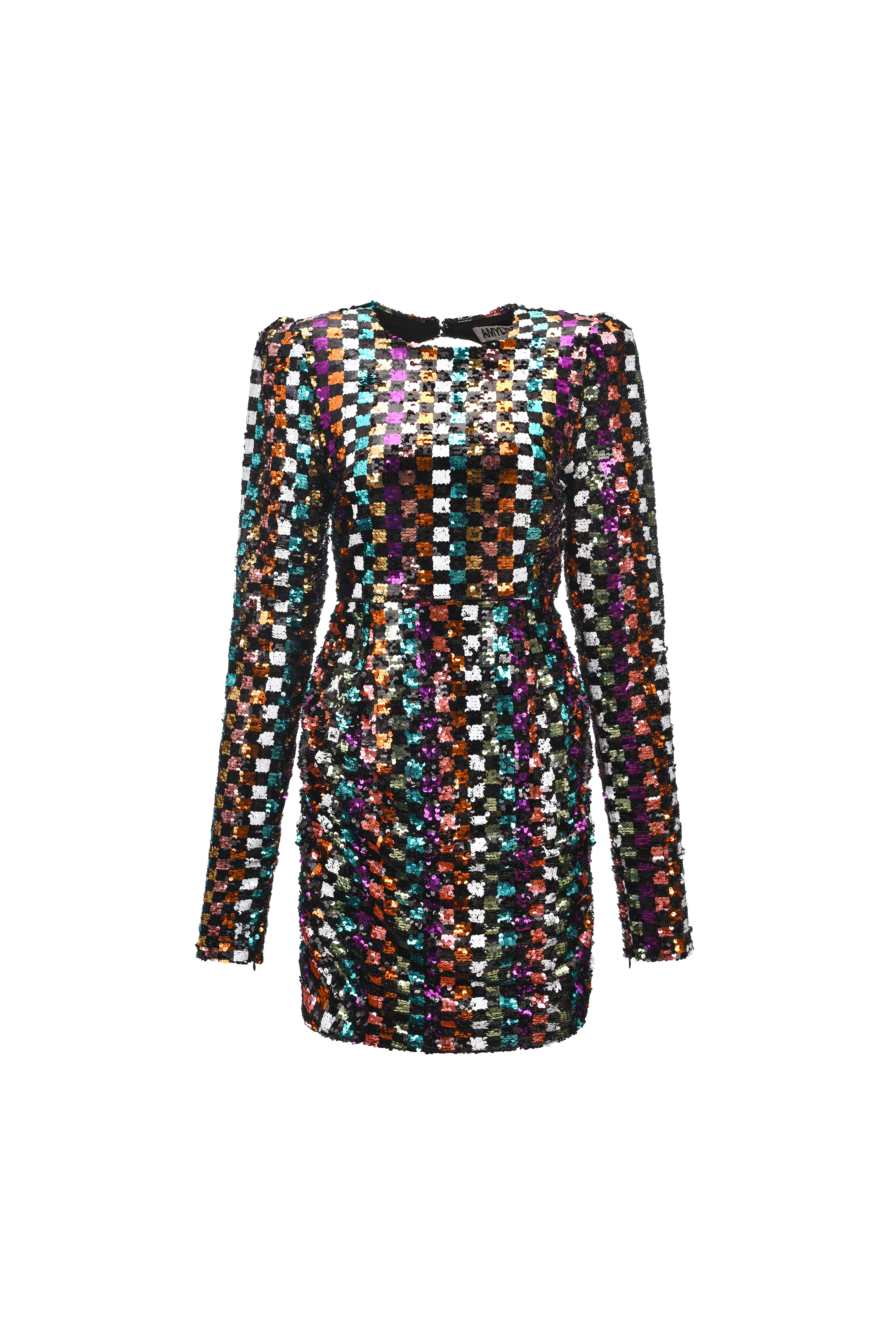 Tango Sequin Open Back Mini Dress sold by AMYLYNN