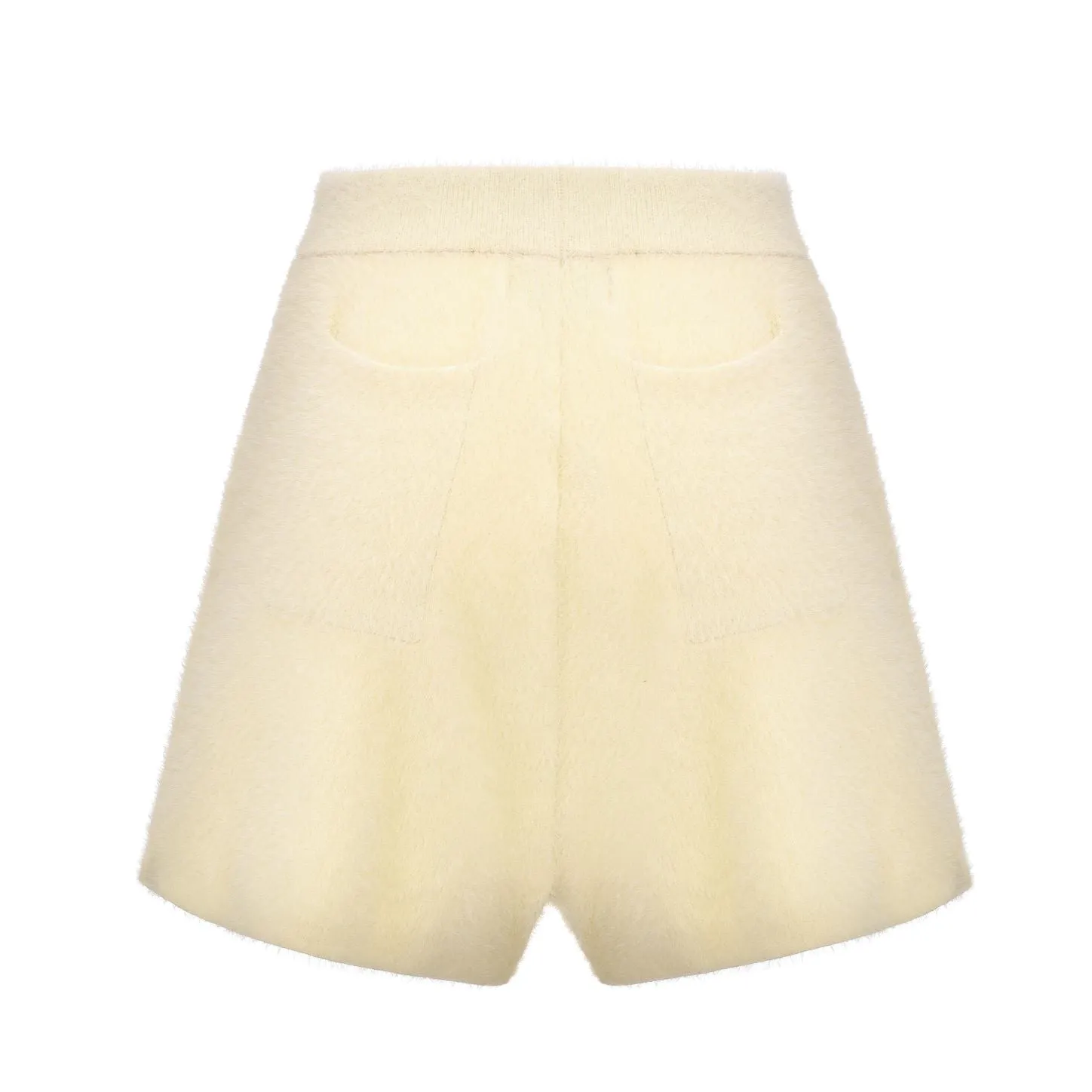 Yolanda Cream Knitted Shorts sold by AMYLYNN product image thumbnail 5