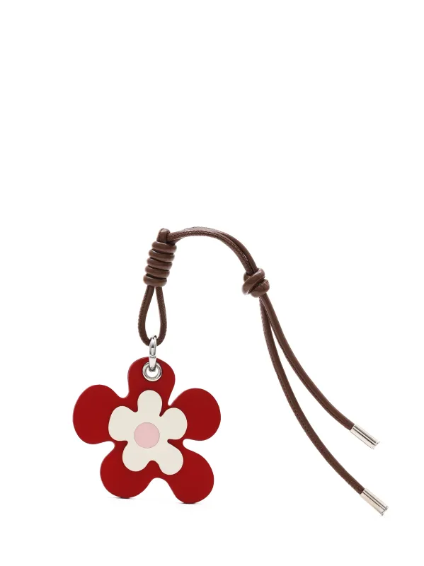 Red Flower Bud Pendant Bag Decoration sold by AMYLYNN