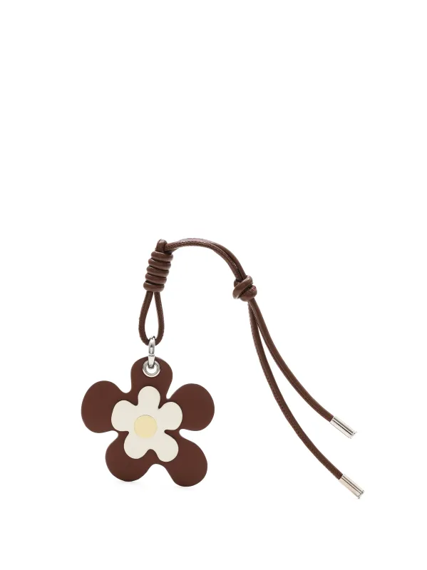 Brown Flower Bud Pendant Bag Decoration sold by AMYLYNN