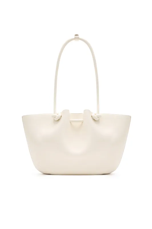 Chelsea Cream Leather Tote Bag sold by AMYLYNN