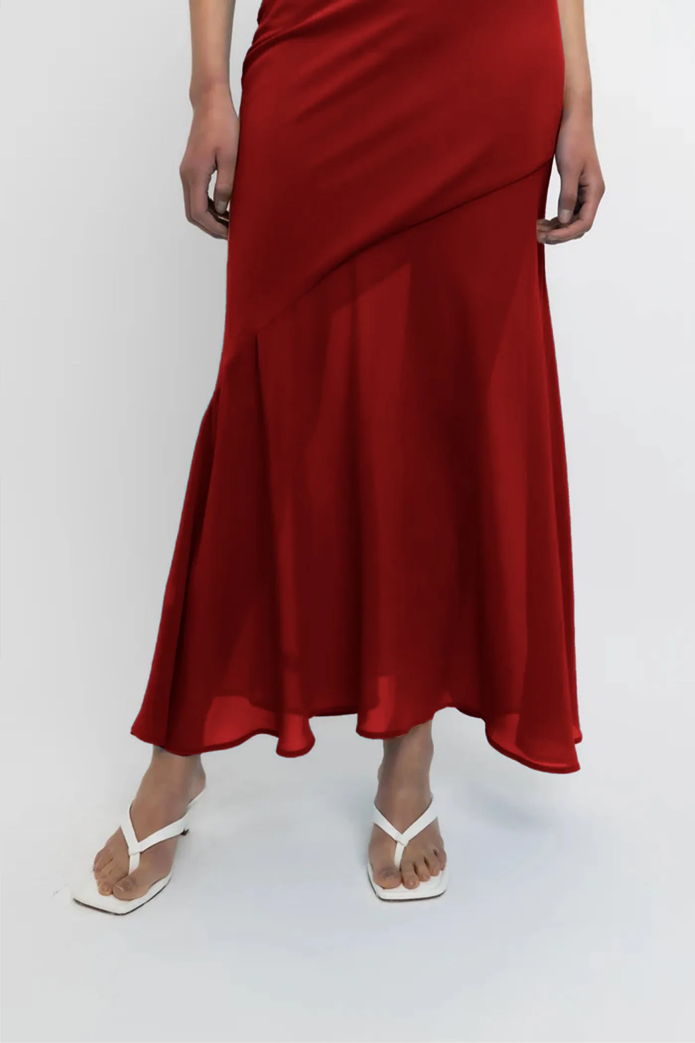 Baia Red Halterneck Maxi Dress sold by AMYLYNN product image thumbnail 3