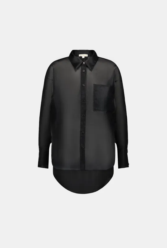 Oversized Organza Shirt sold by Saemdi