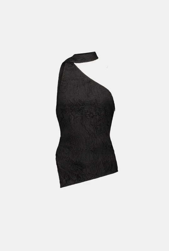 One-Shoulder Scarf Top sold by Saemdi