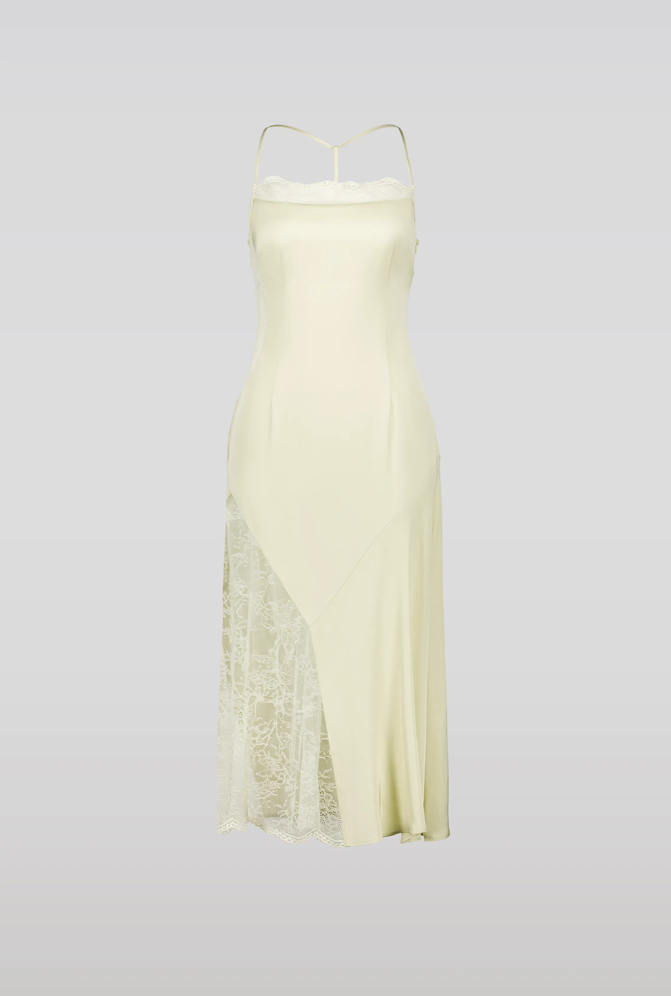 Lace Trim Midi Dress sold by Saemdi