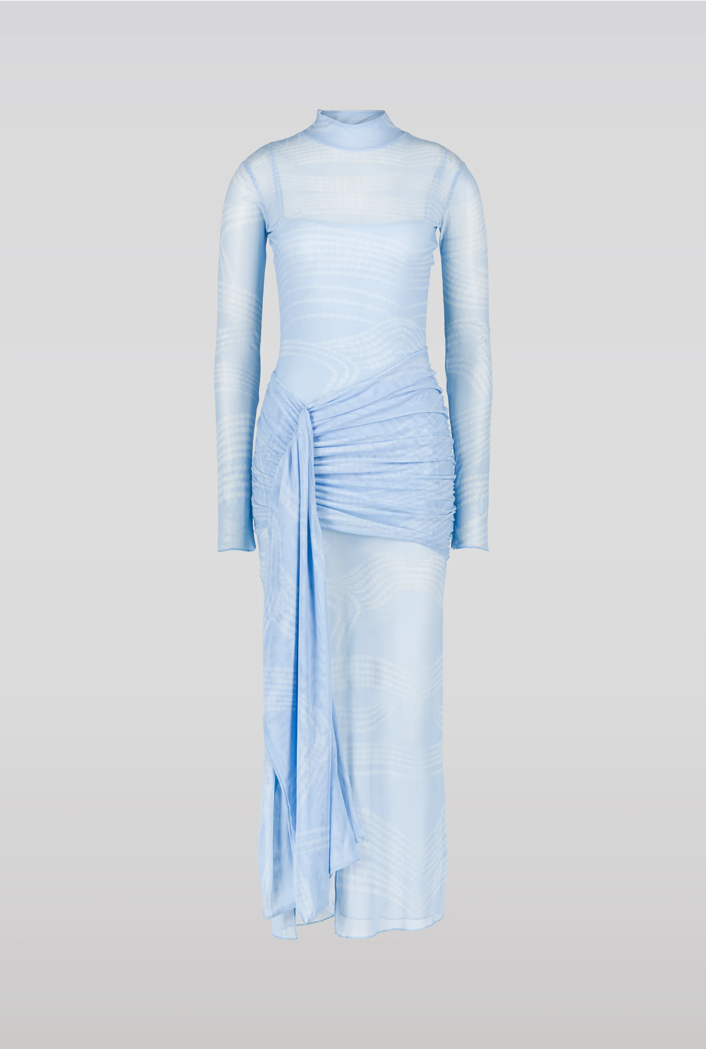 Draped Mesh Dress sold by Saemdi