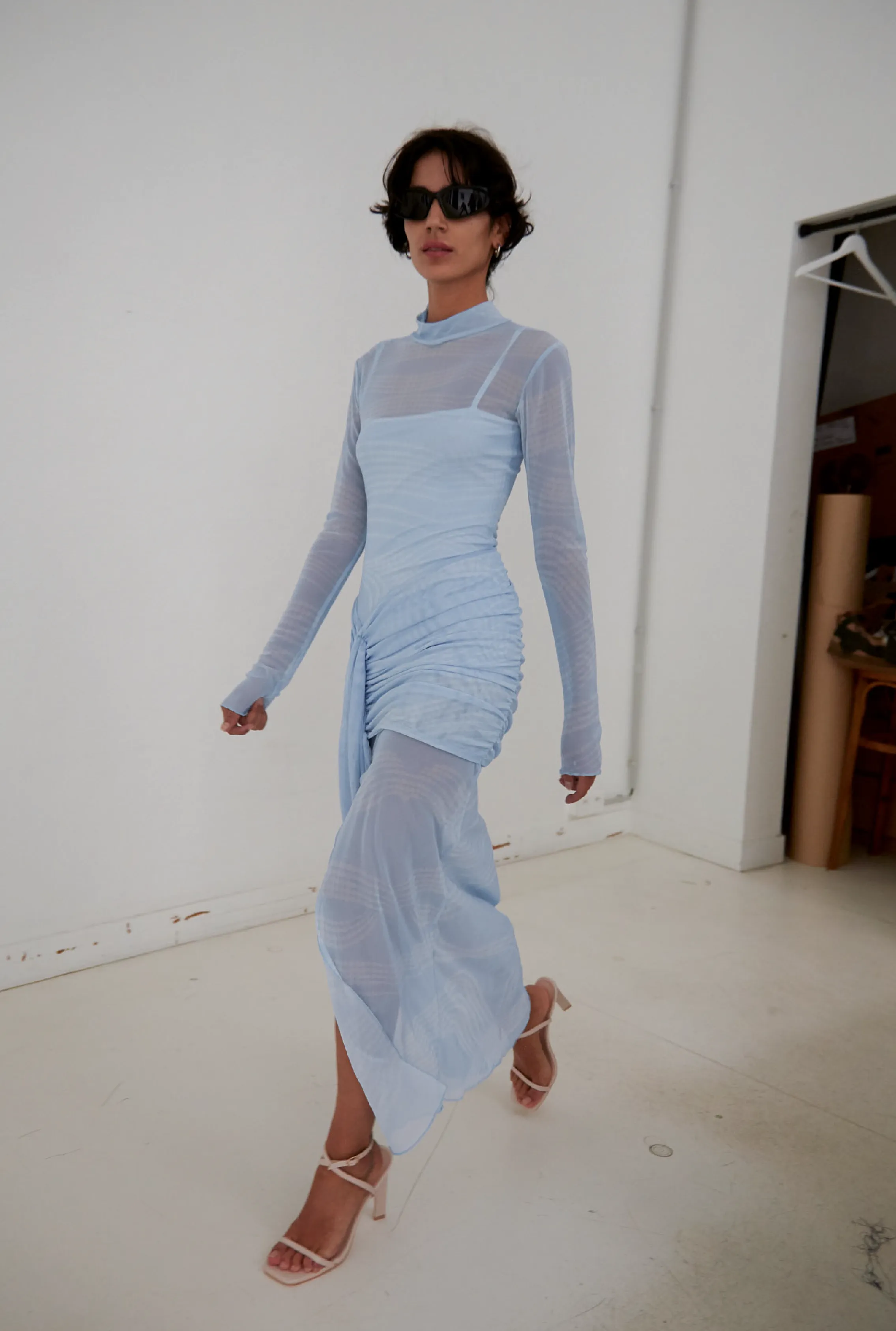 Draped Mesh Dress sold by Saemdi product image thumbnail 2