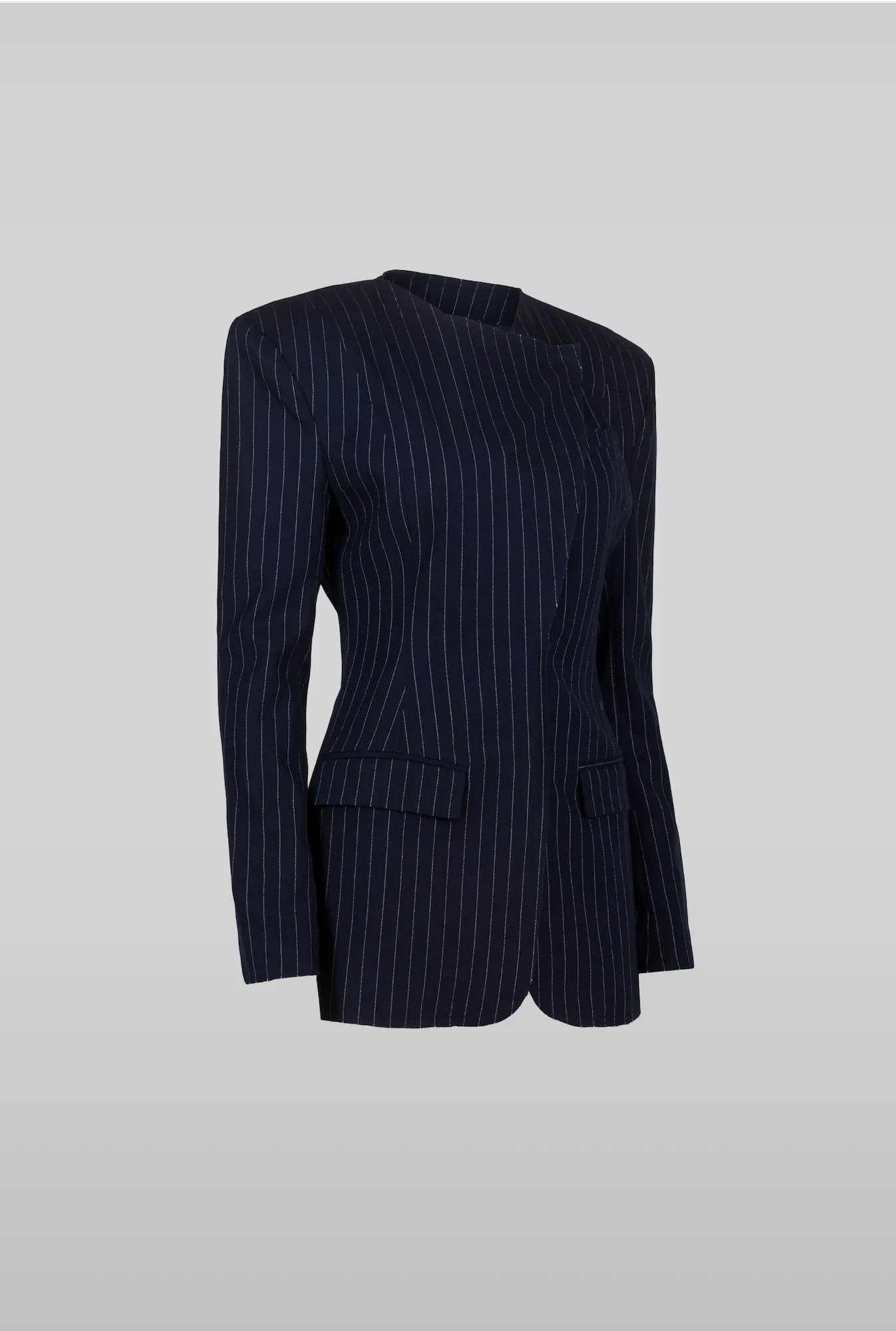 Pinstripe Suit Jacket sold by Saemdi product image thumbnail 4
