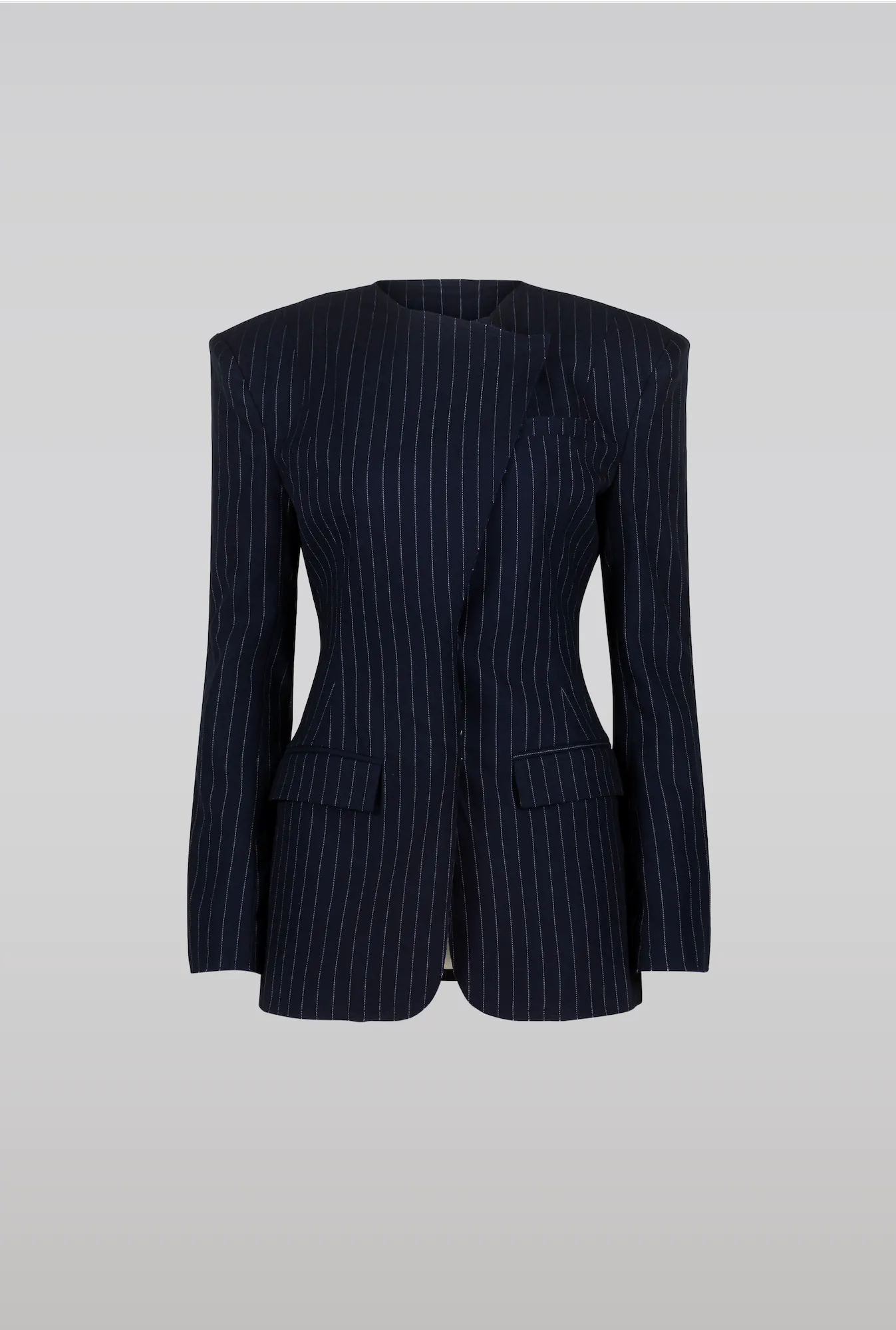 Pinstripe Suit Jacket sold by Saemdi product image thumbnail 3