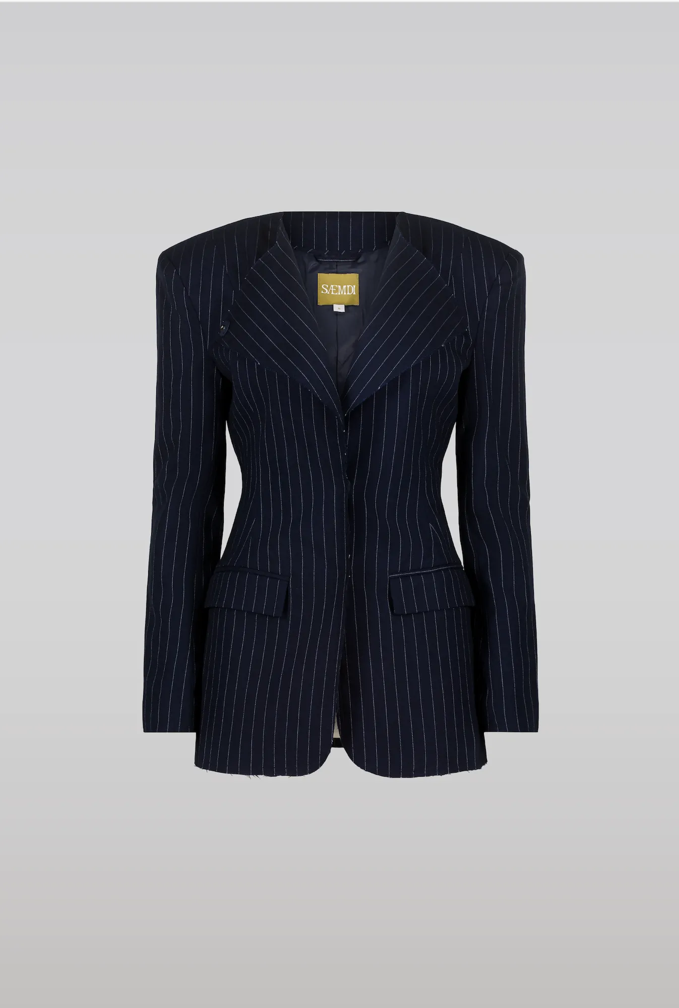 Pinstripe Suit Jacket sold by Saemdi