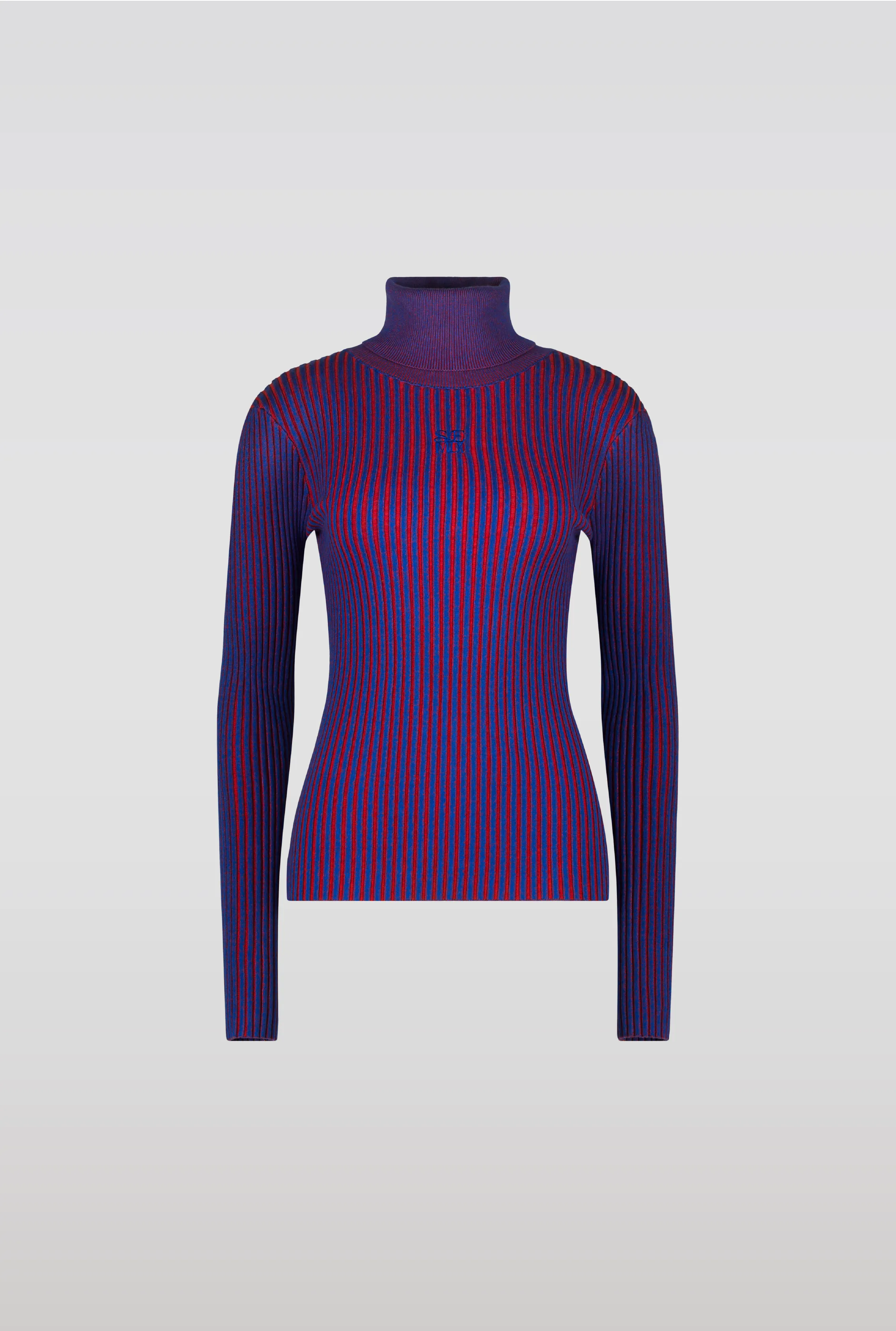 Bicolour rib top sold by Saemdi