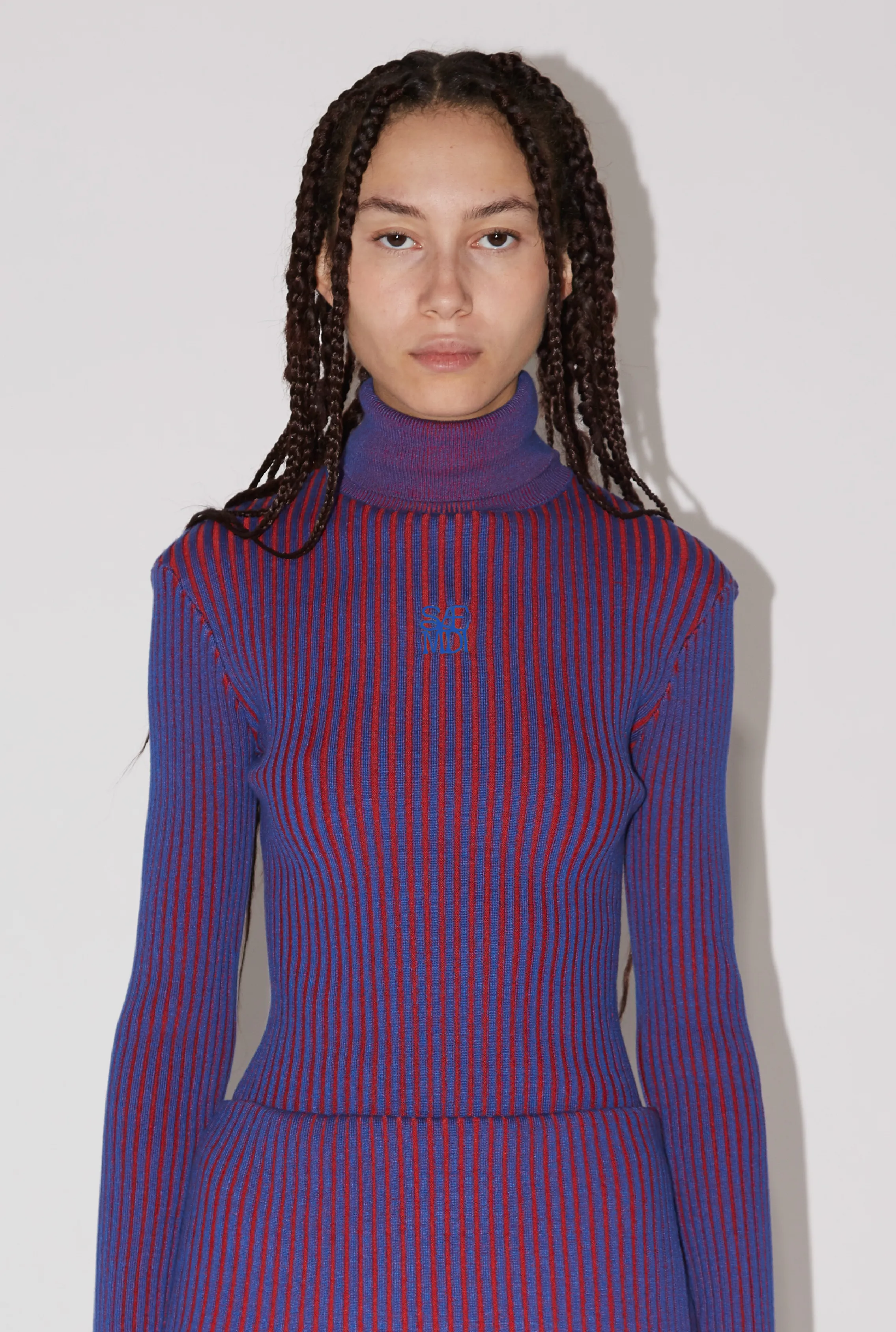 Bicolour rib top sold by Saemdi product image thumbnail 5