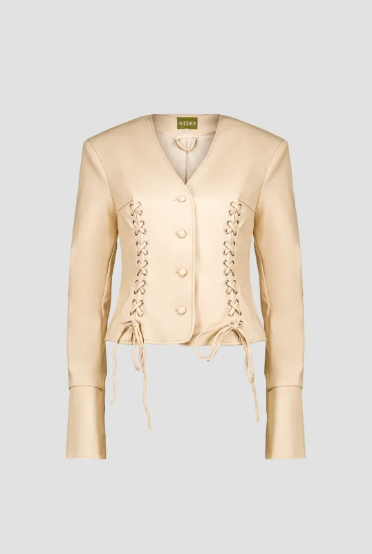 GIA PU JACKET made by Saemdi