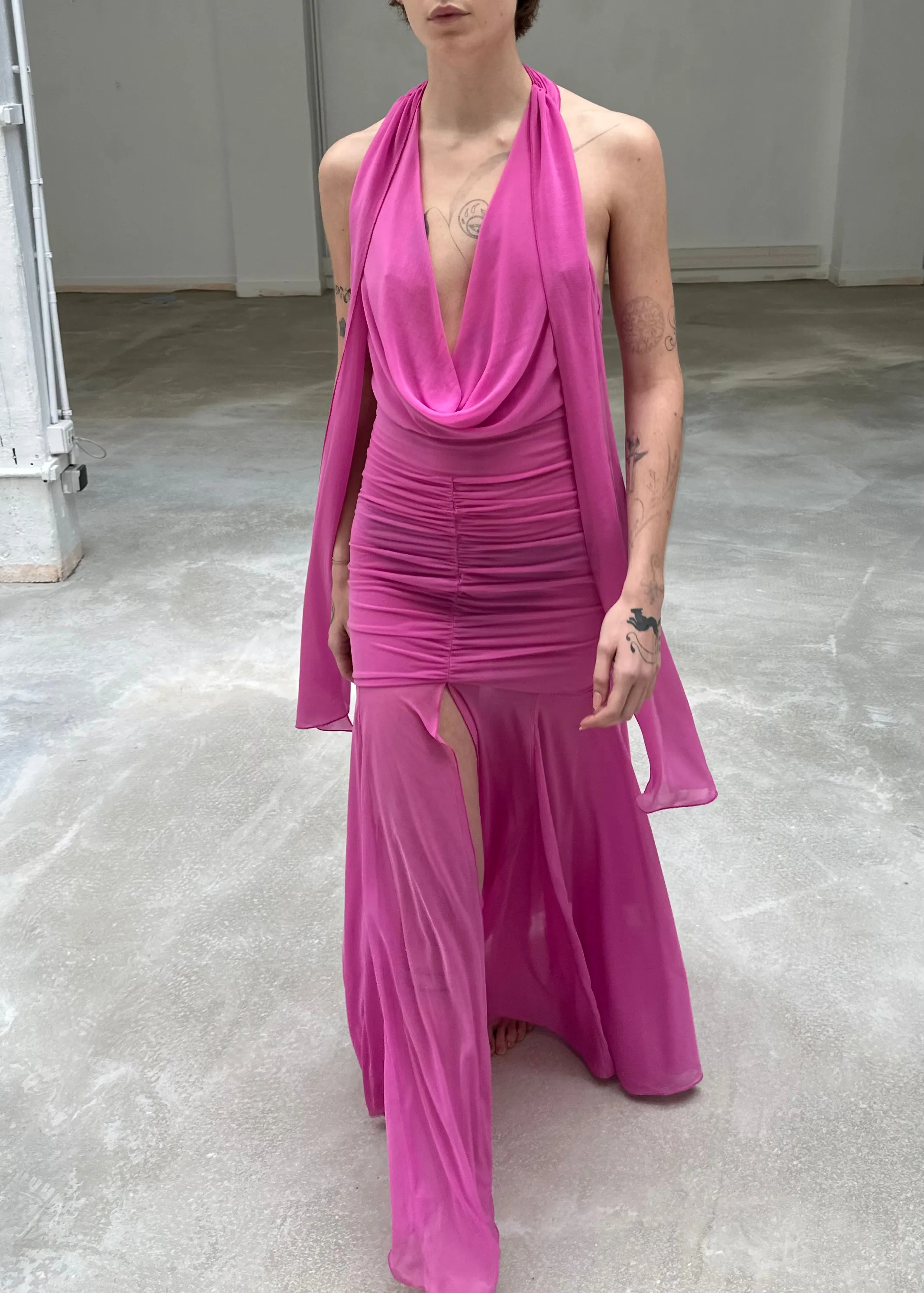 DALI HALTERNECK DRESS sold by Saemdi product image thumbnail 3