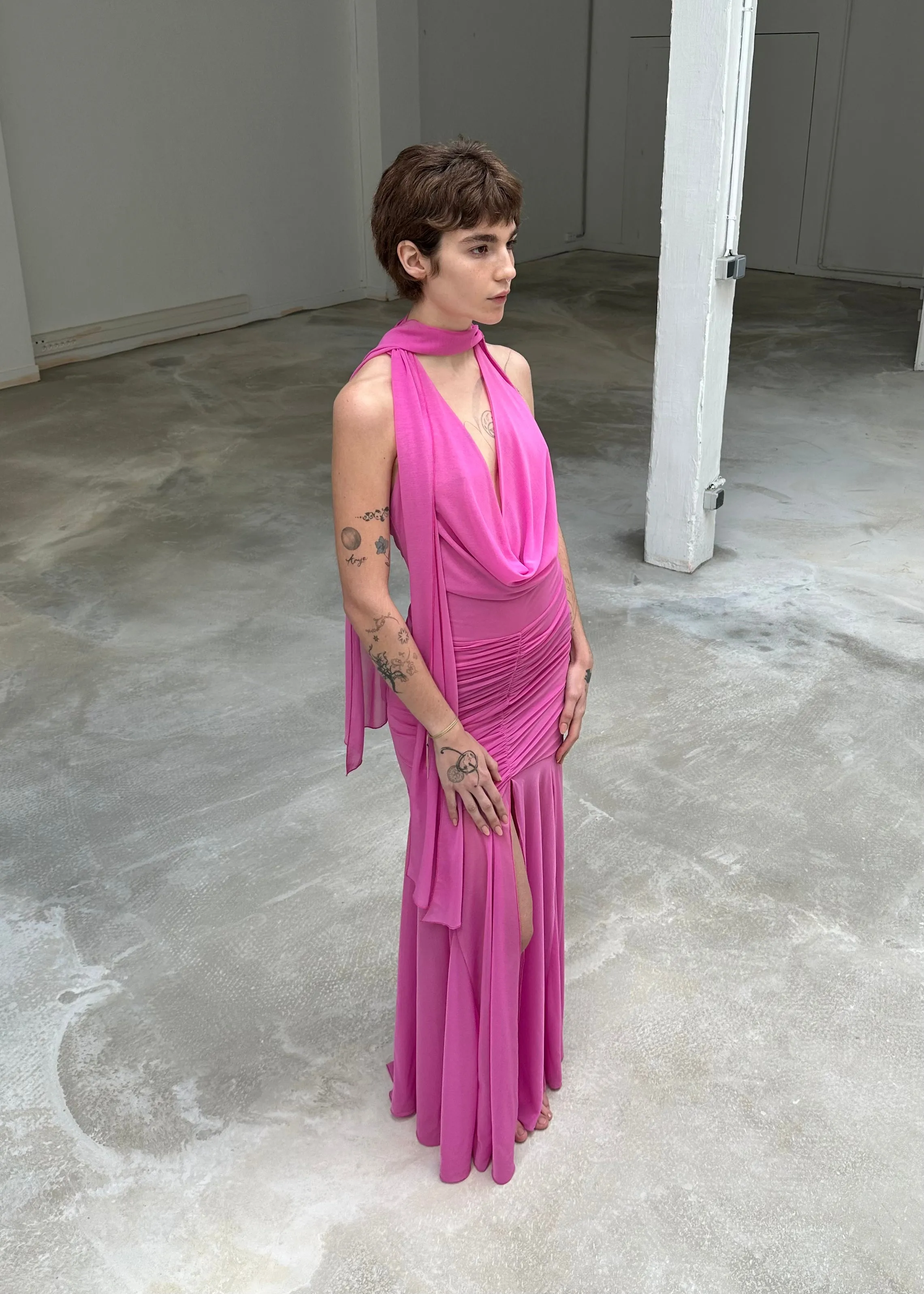 DALI HALTERNECK DRESS sold by Saemdi product image thumbnail 2