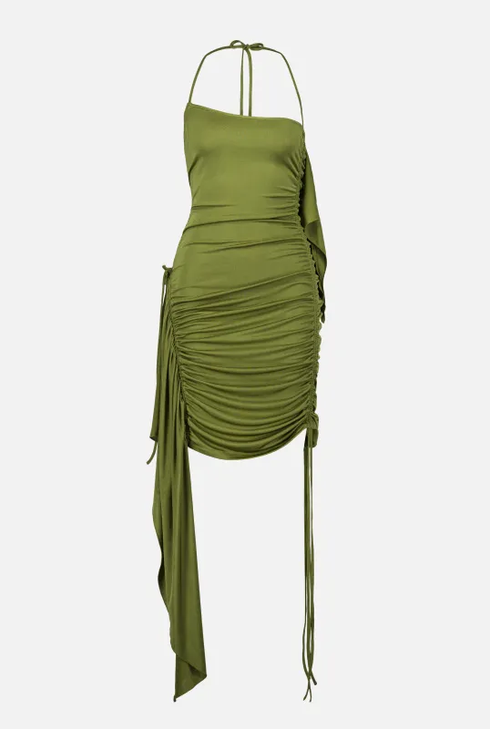 MARY HALTERNECK DRESS made by Saemdi