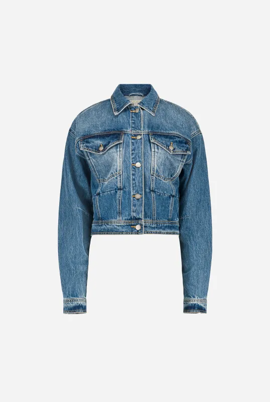 NOMA OVERSIZED COTTON DENIM JACKET made by Saemdi