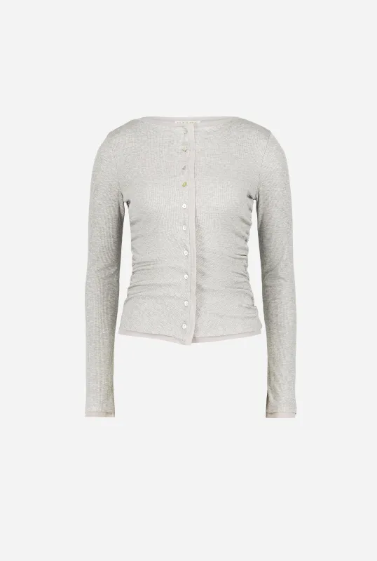 MAJA RIB JERSEY CARDIGAN made by Saemdi