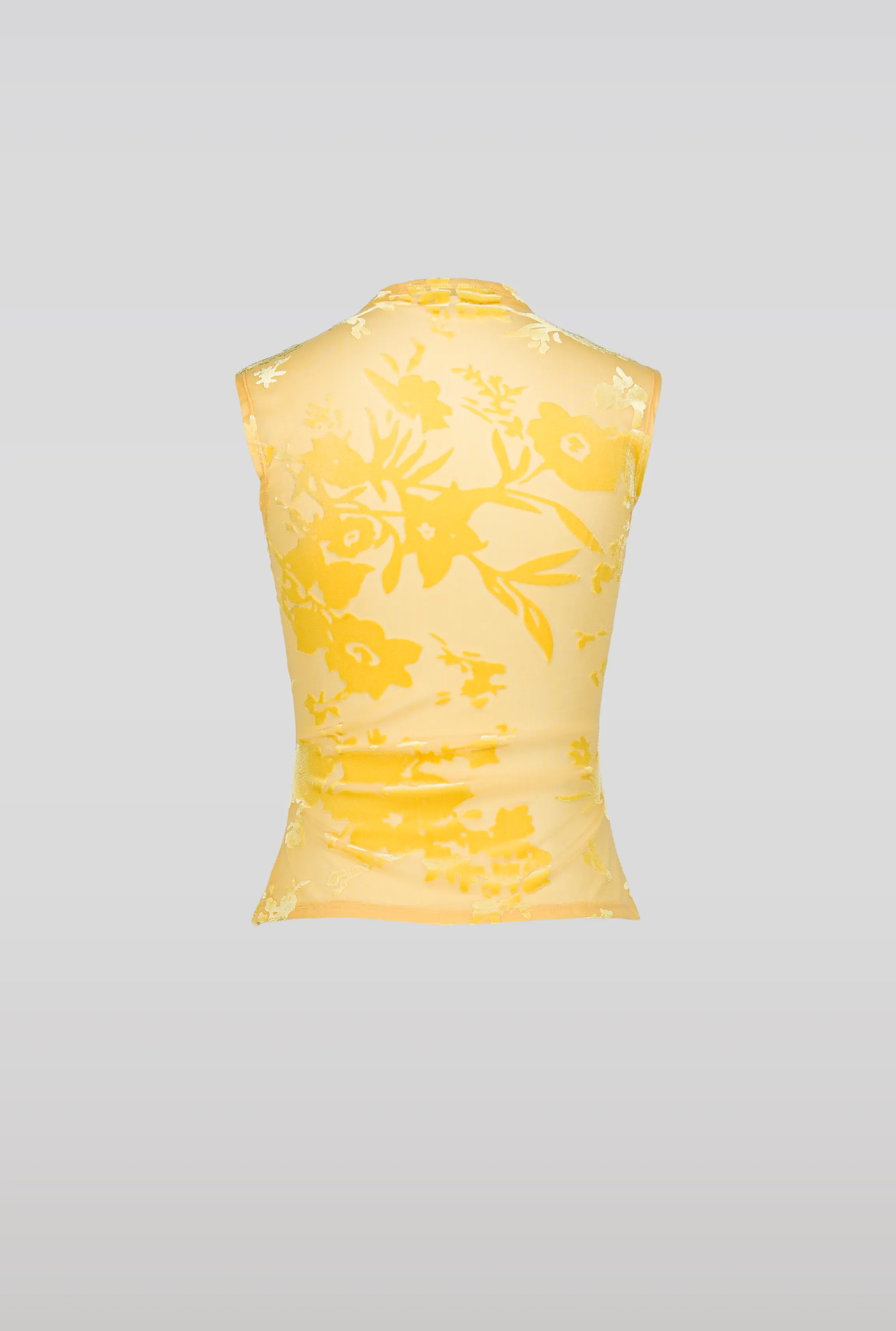 AIKO FLORAL BURNOUT VELVET TOP sold by Saemdi product image thumbnail 2