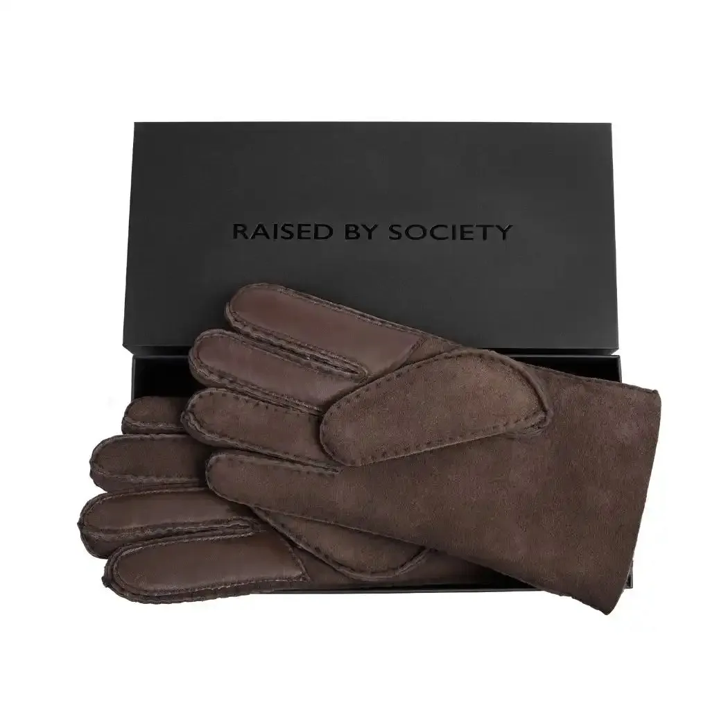 COFFEE BROWN GLOVES sold by Raised by Society product image thumbnail 3