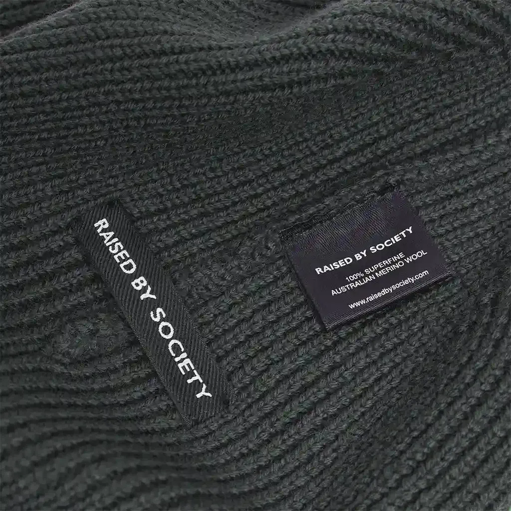 CHARCOAL SHORT BEANIE sold by Raised by Society product image thumbnail 5
