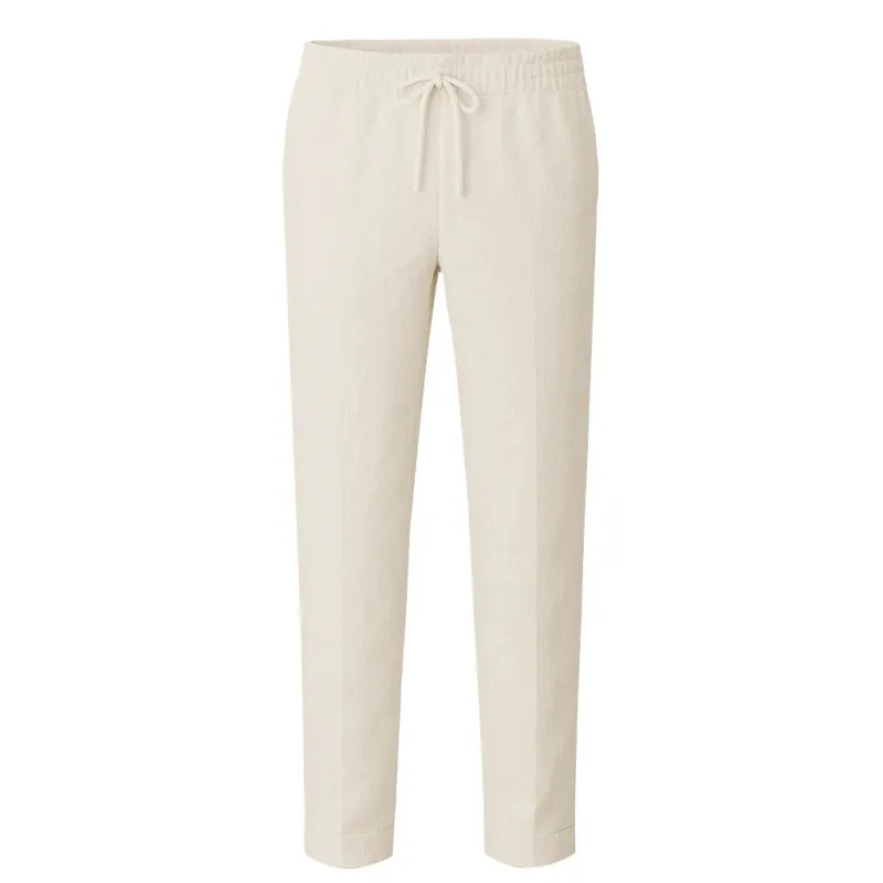 SAND LINEN PANTS made by Raised by Society