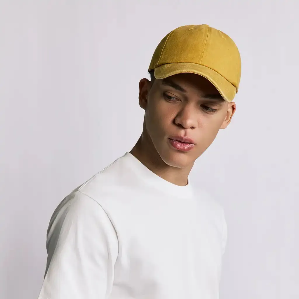 AMBER YELLOW VINTAGE CAP sold by Raised by Society product image thumbnail 4