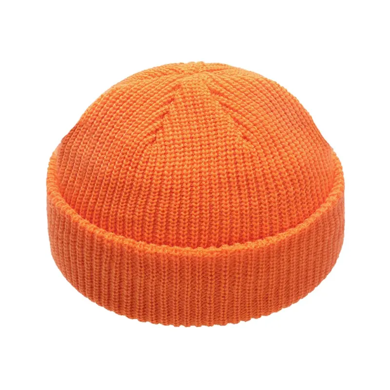 ORANGE FISHERMAN BEANIE made by Raised by Society
