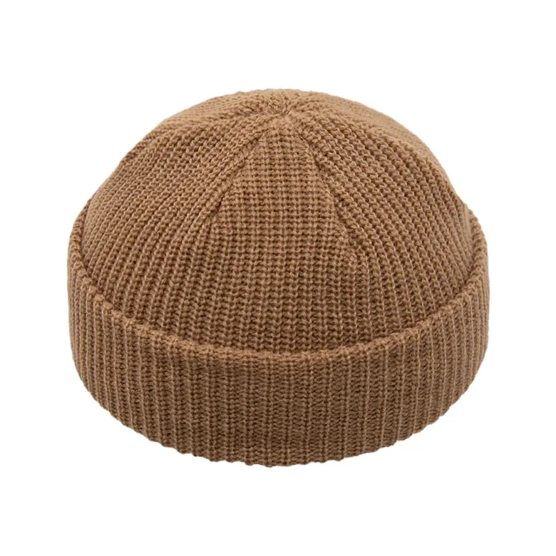 OAT BROWN FISHERMAN BEANIE made by Raised by Society