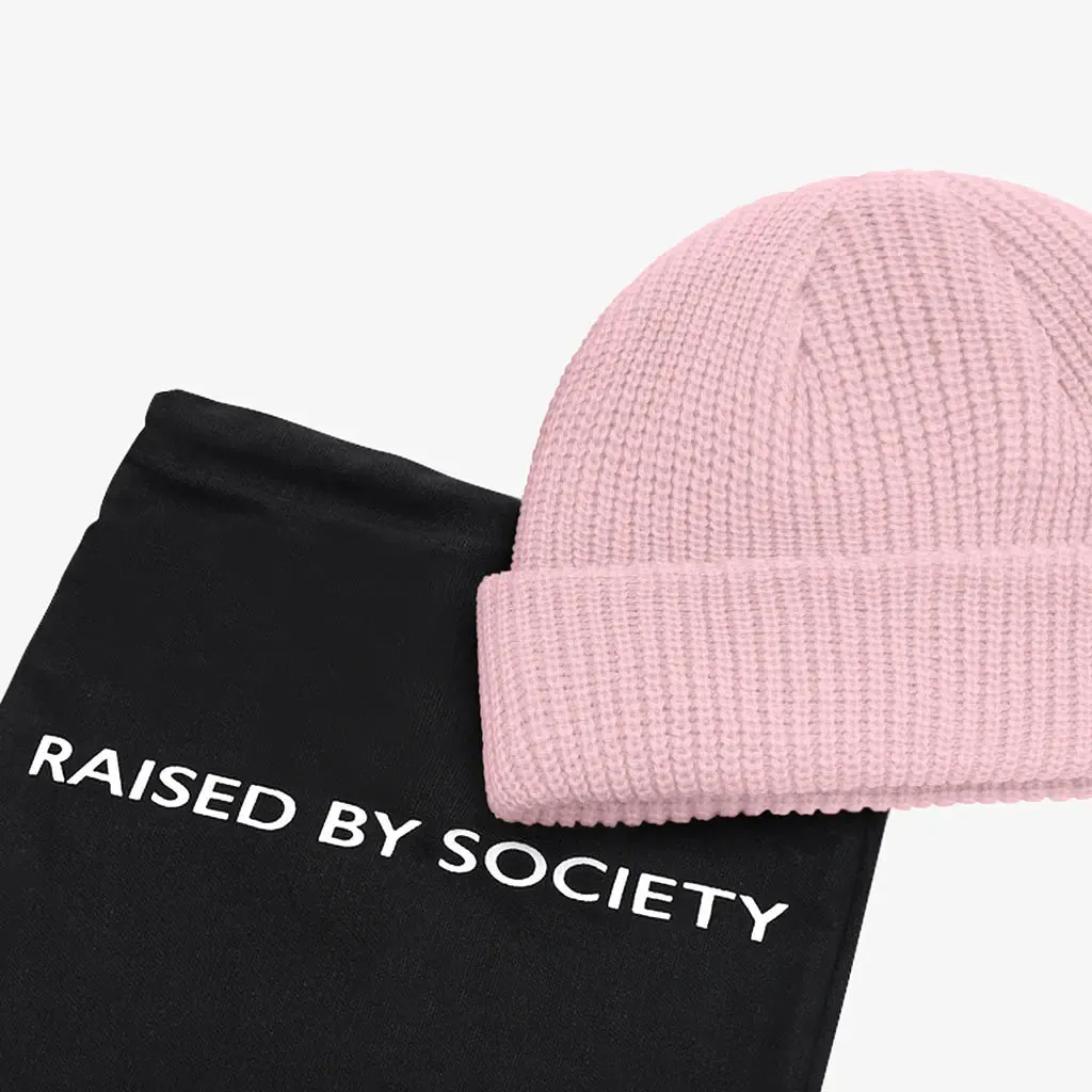 ROSE PINK FISHERMAN BEANIE sold by Raised by Society product image thumbnail 5