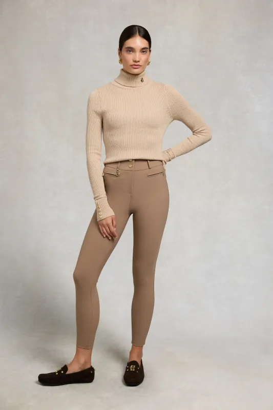 Contour Trouser (Mocha) made by Holland Cooper