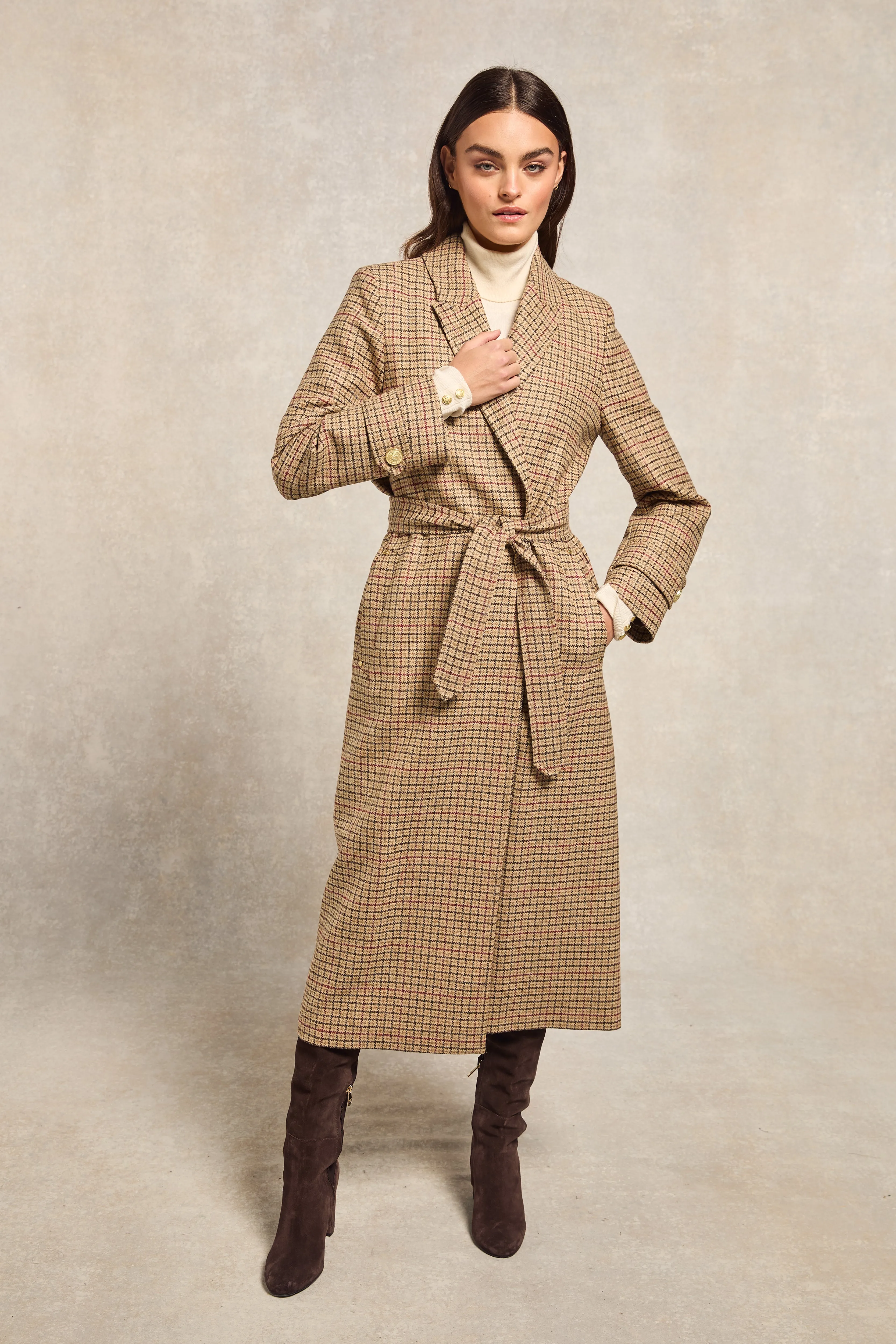 Wrap Coat (Charlton Tweed) sold by Holland Cooper product image thumbnail 3