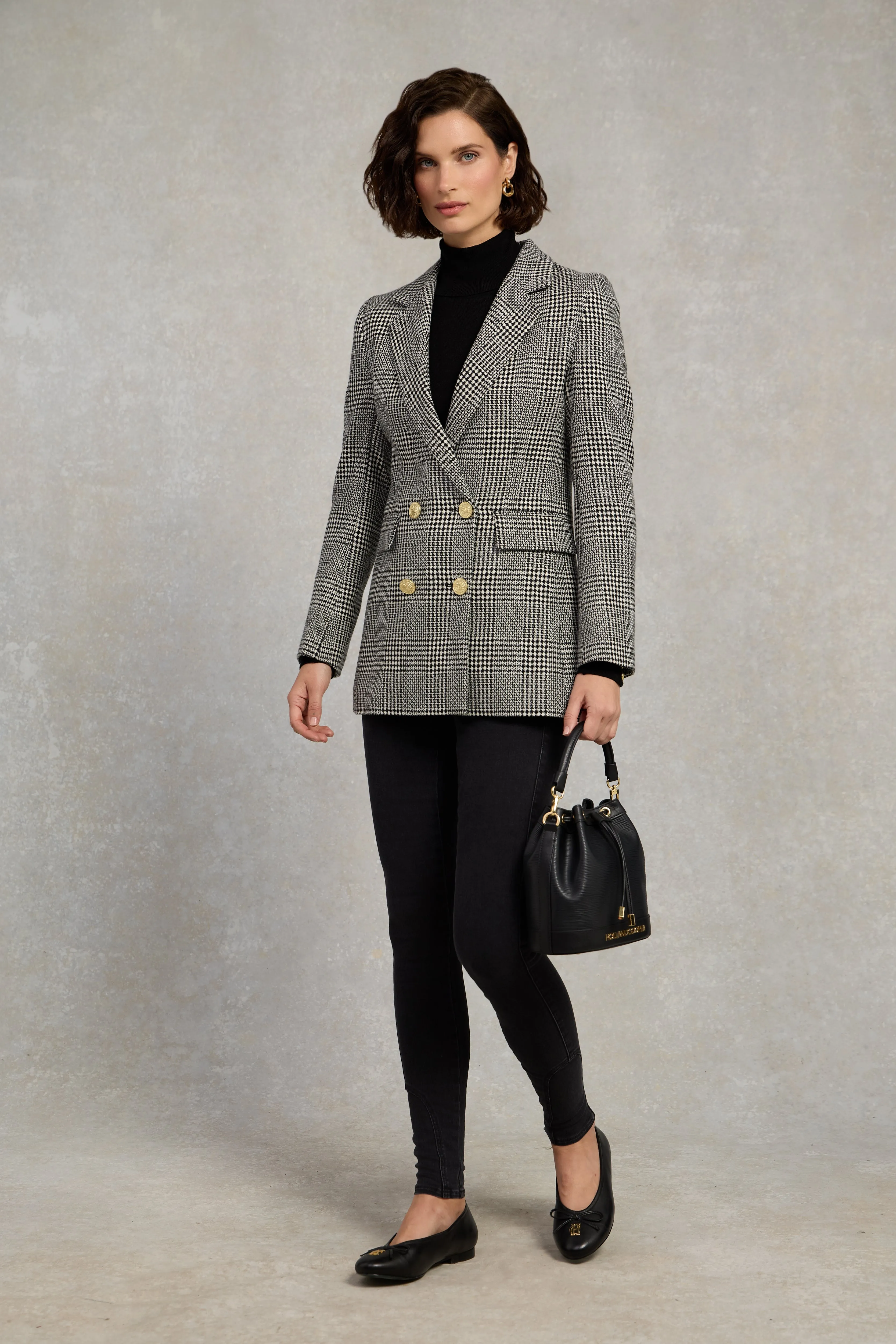 Double Breasted Blazer (Prince of Wales Mono) sold by Holland Cooper product image thumbnail 2