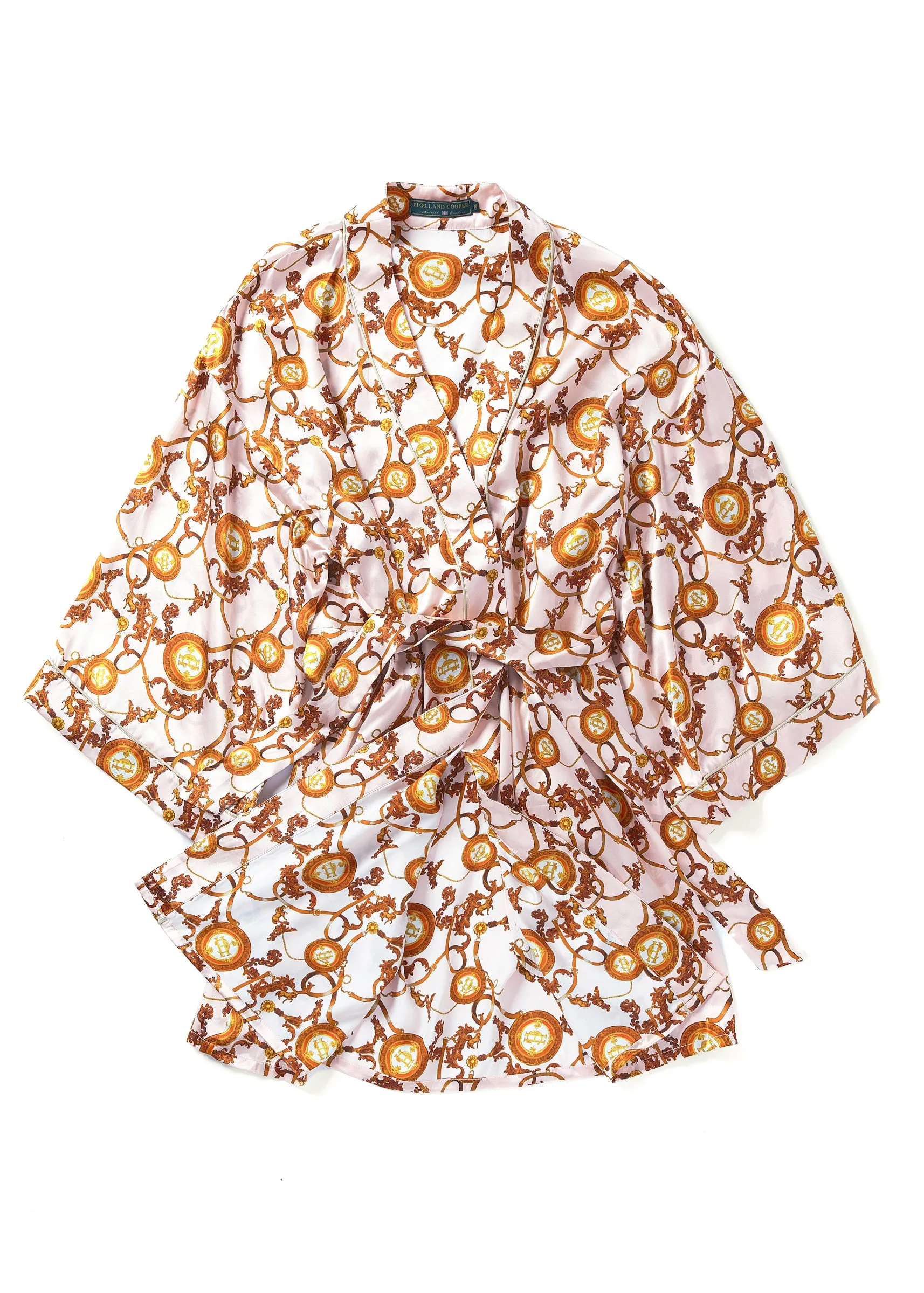 Silk Dressing Gown (Blush) sold by Holland Cooper product image thumbnail 2