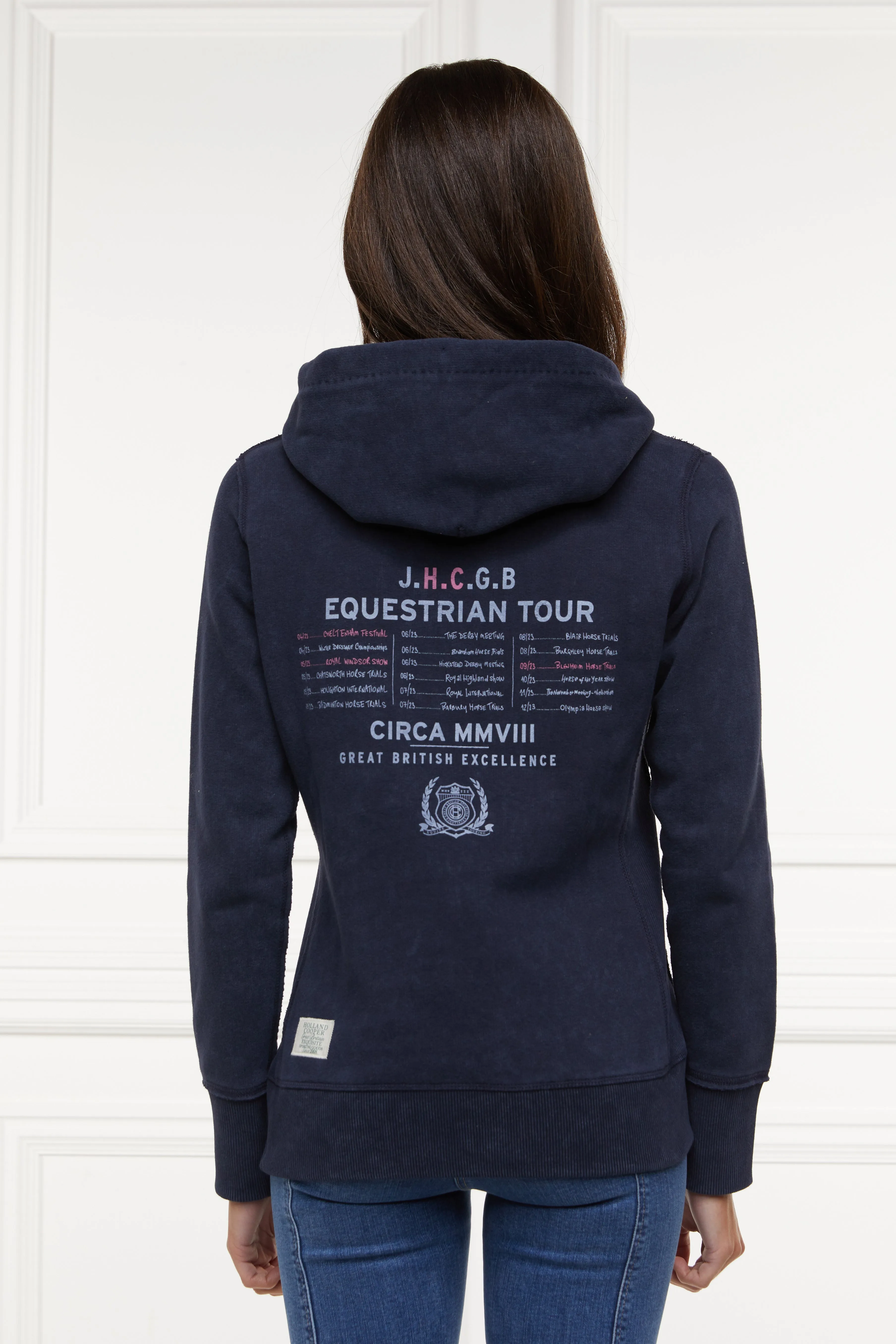 Events Hoodie (Ink Navy) sold by Holland Cooper product image thumbnail 2