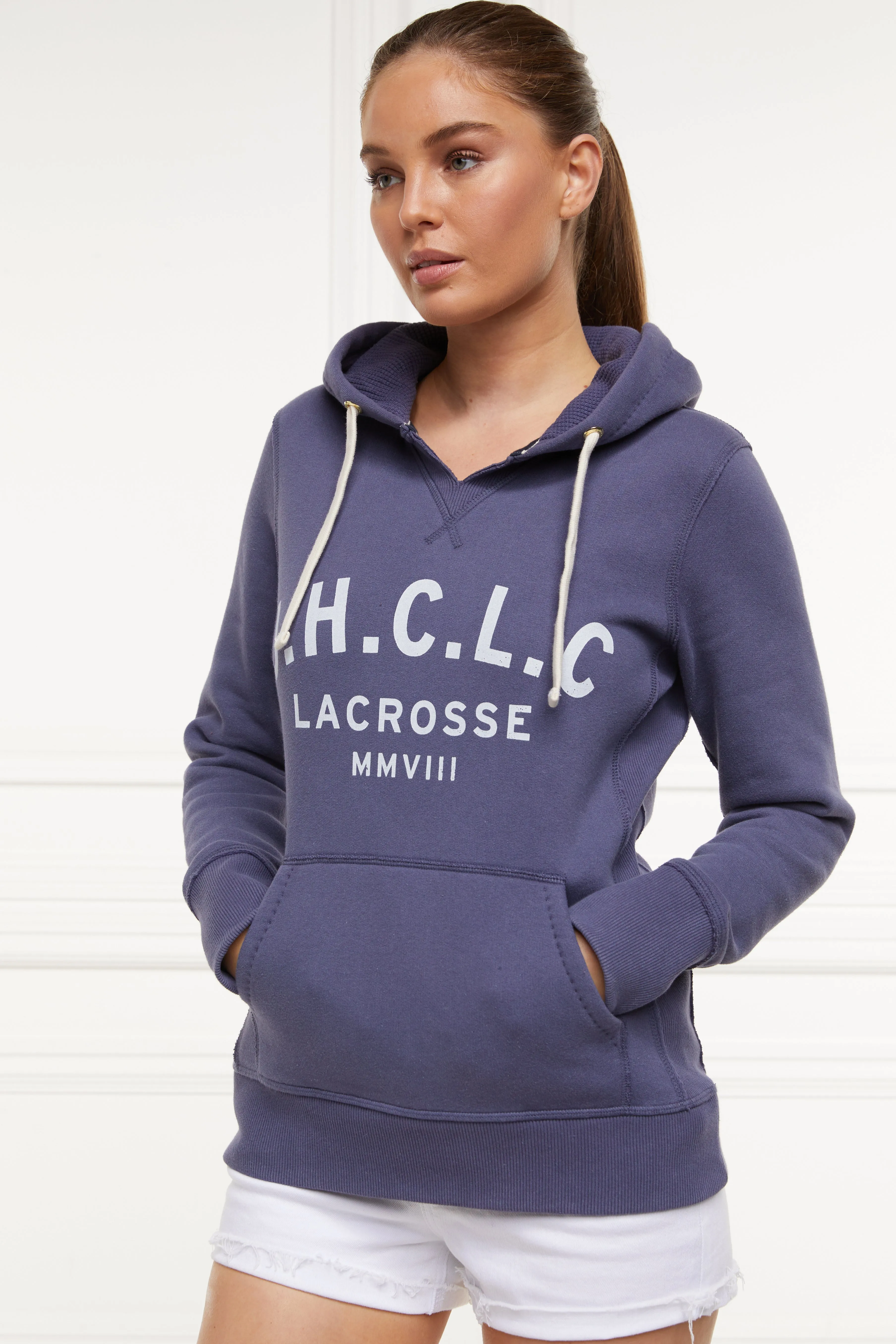 Lacrosse Hoodie (Yale Blue) sold by Holland Cooper