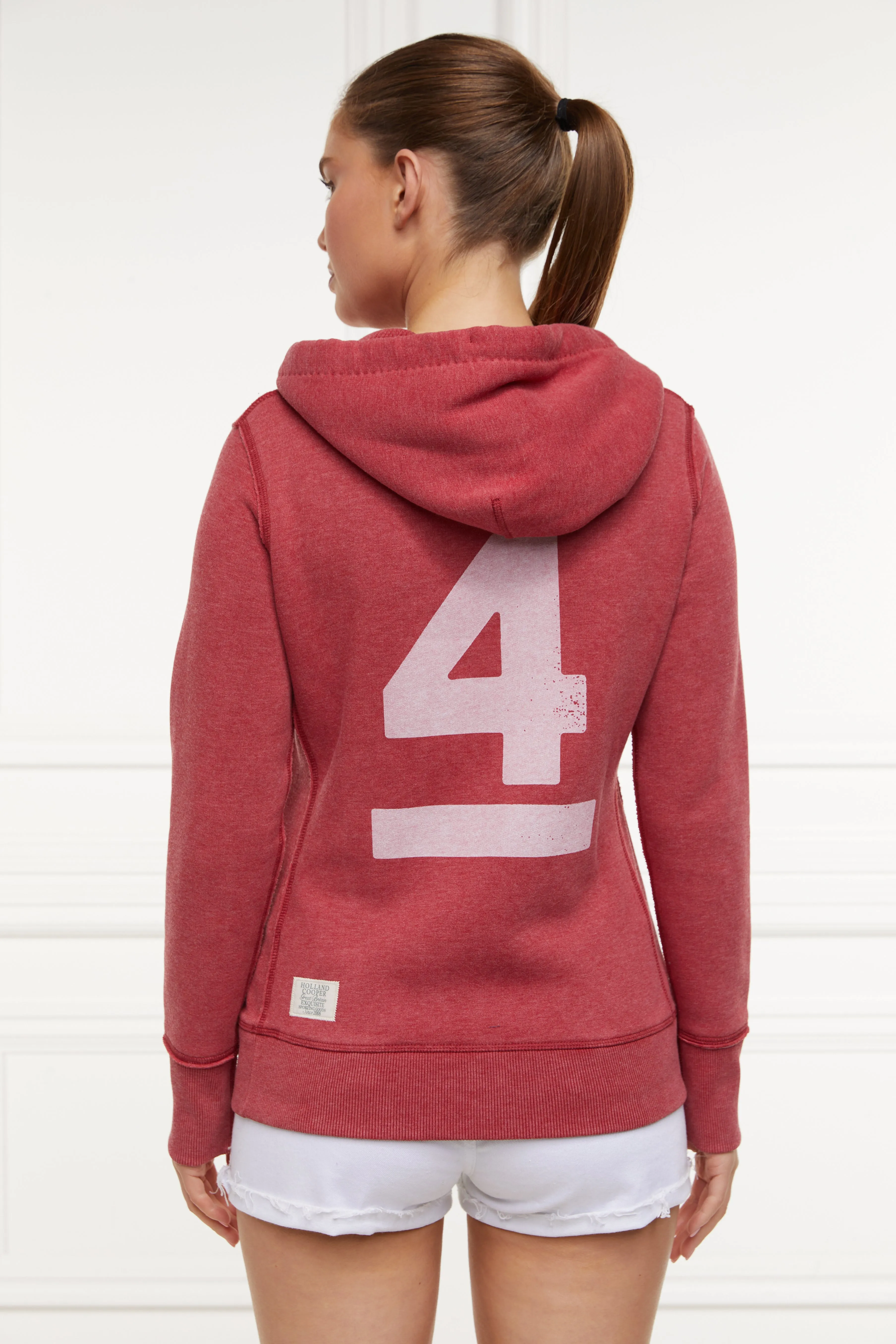 Polo Hoodie (Varsity Red) sold by Holland Cooper product image thumbnail 2