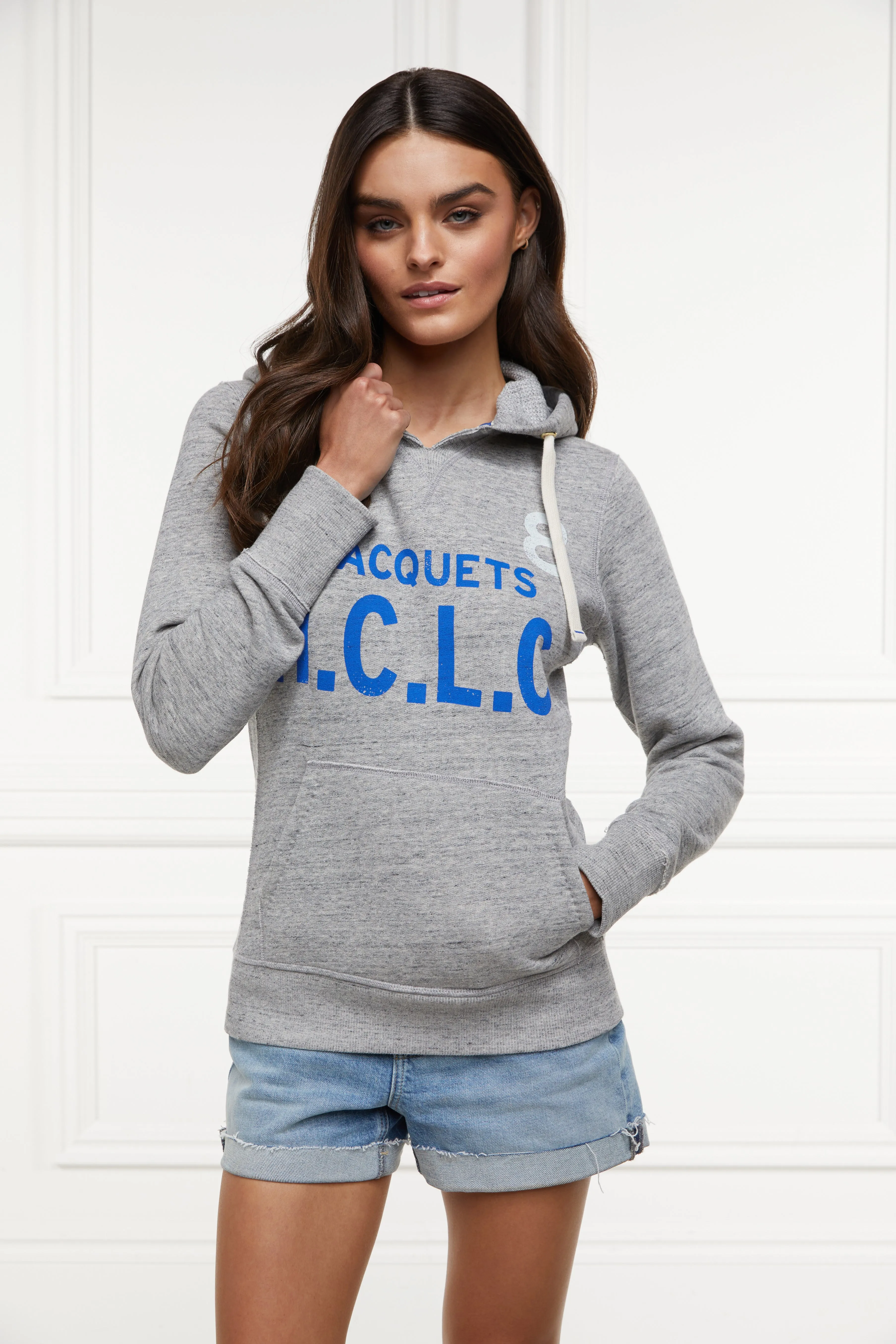 Racquets Hoodie (Grit Marl) sold by Holland Cooper product image thumbnail 3