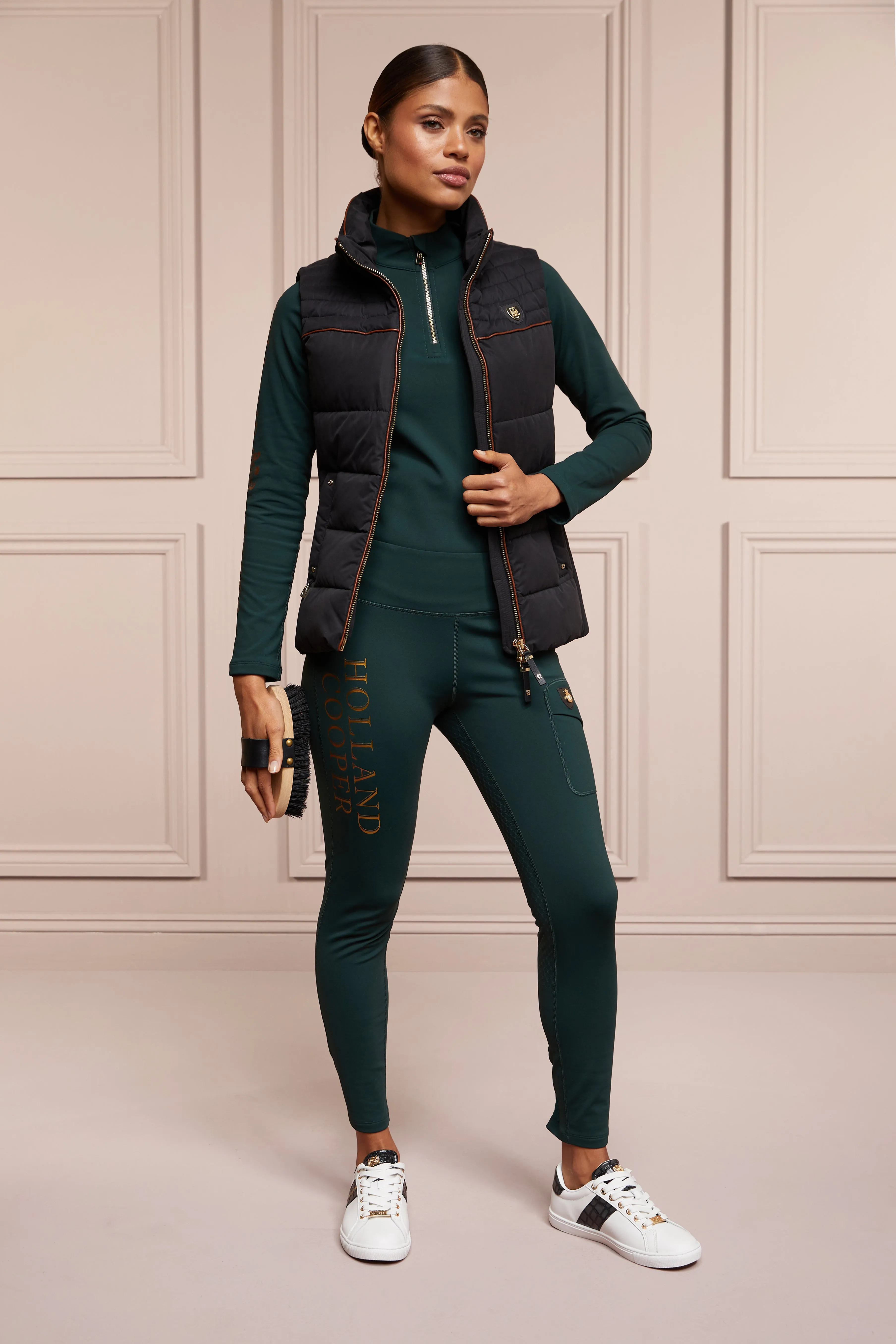 Halcot Thermal Legging (Petrol) sold by Holland Cooper product image thumbnail 2