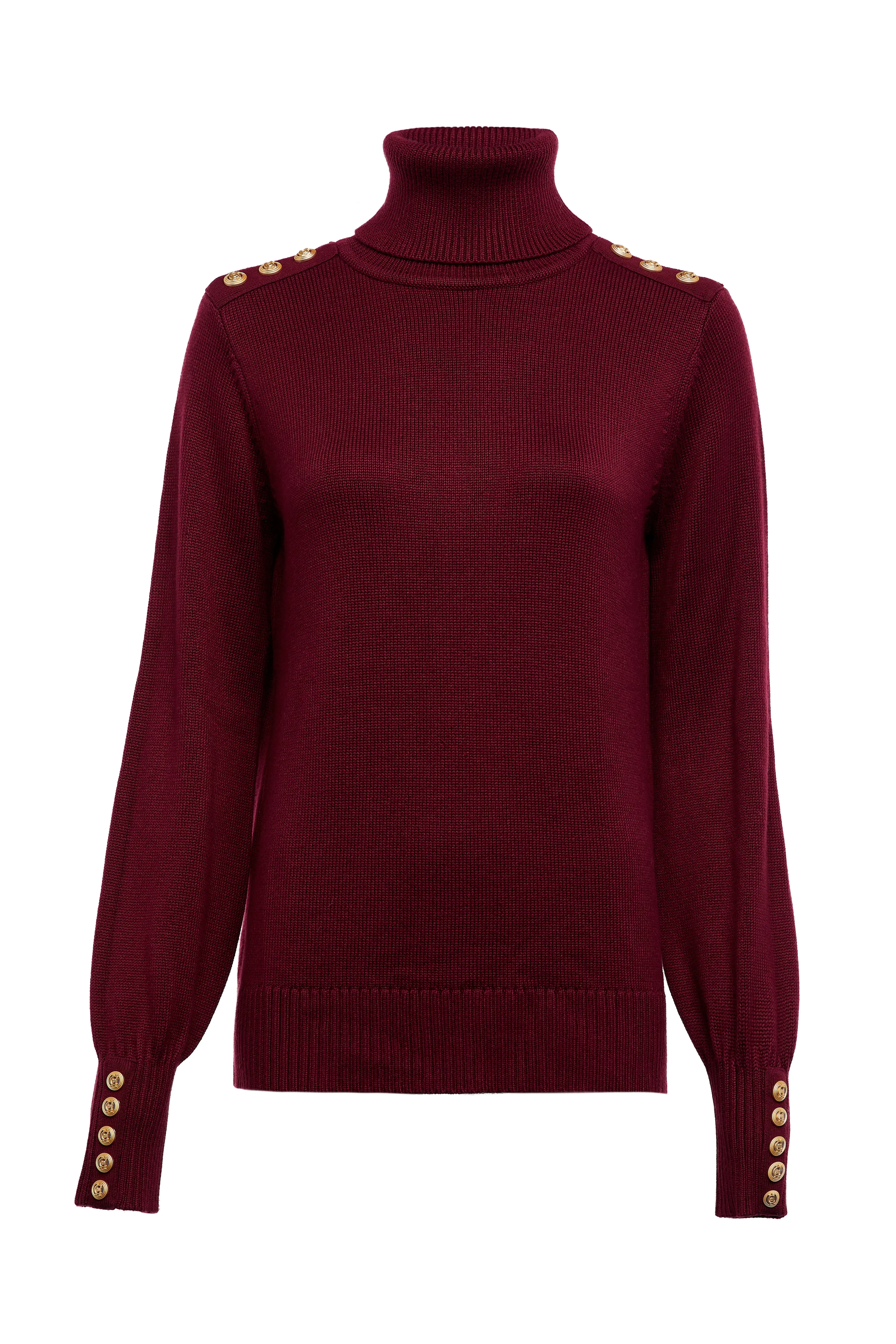 Chamonix Roll Neck Knit (Wine) sold by Holland Cooper product image thumbnail 4