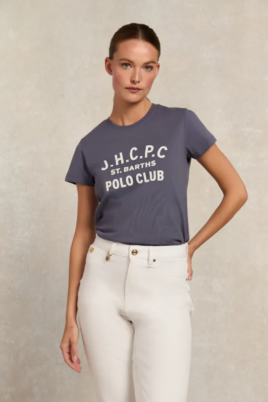 St. Barths Polo Club Tee (Yale Blue) made by Holland Cooper