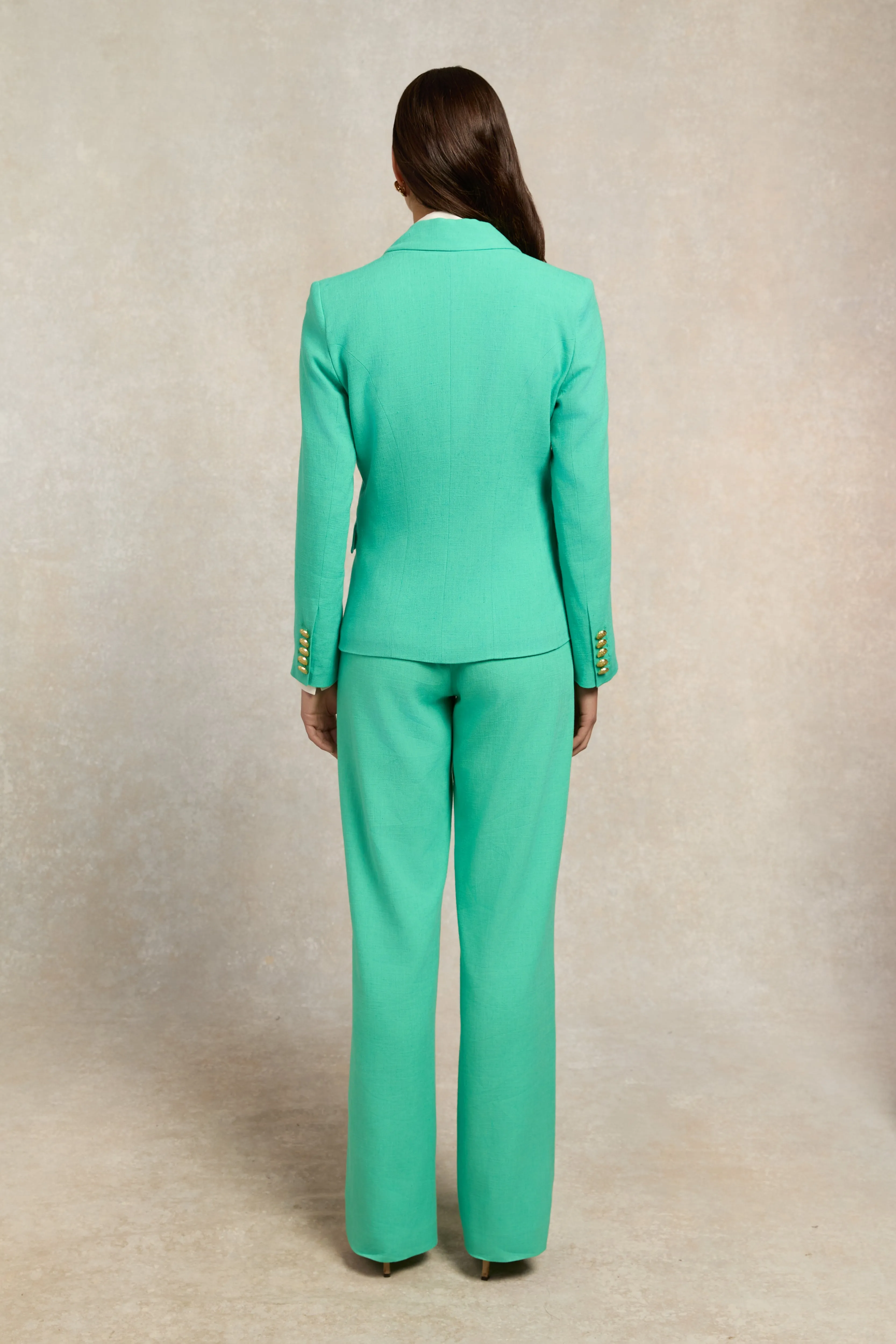 Knightsbridge Blazer (Jade Linen) sold by Holland Cooper product image thumbnail 5