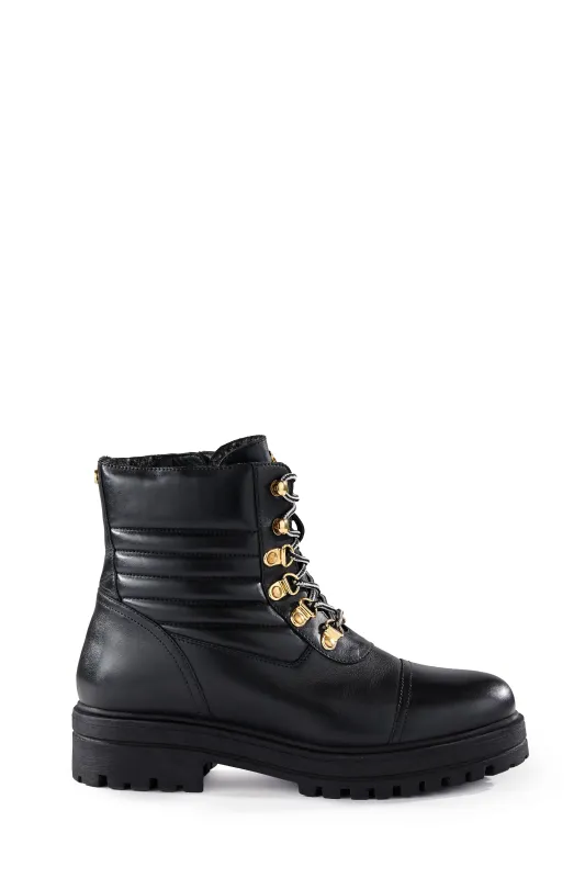 The Cotswold Walking Boot (Black) made by Holland Cooper