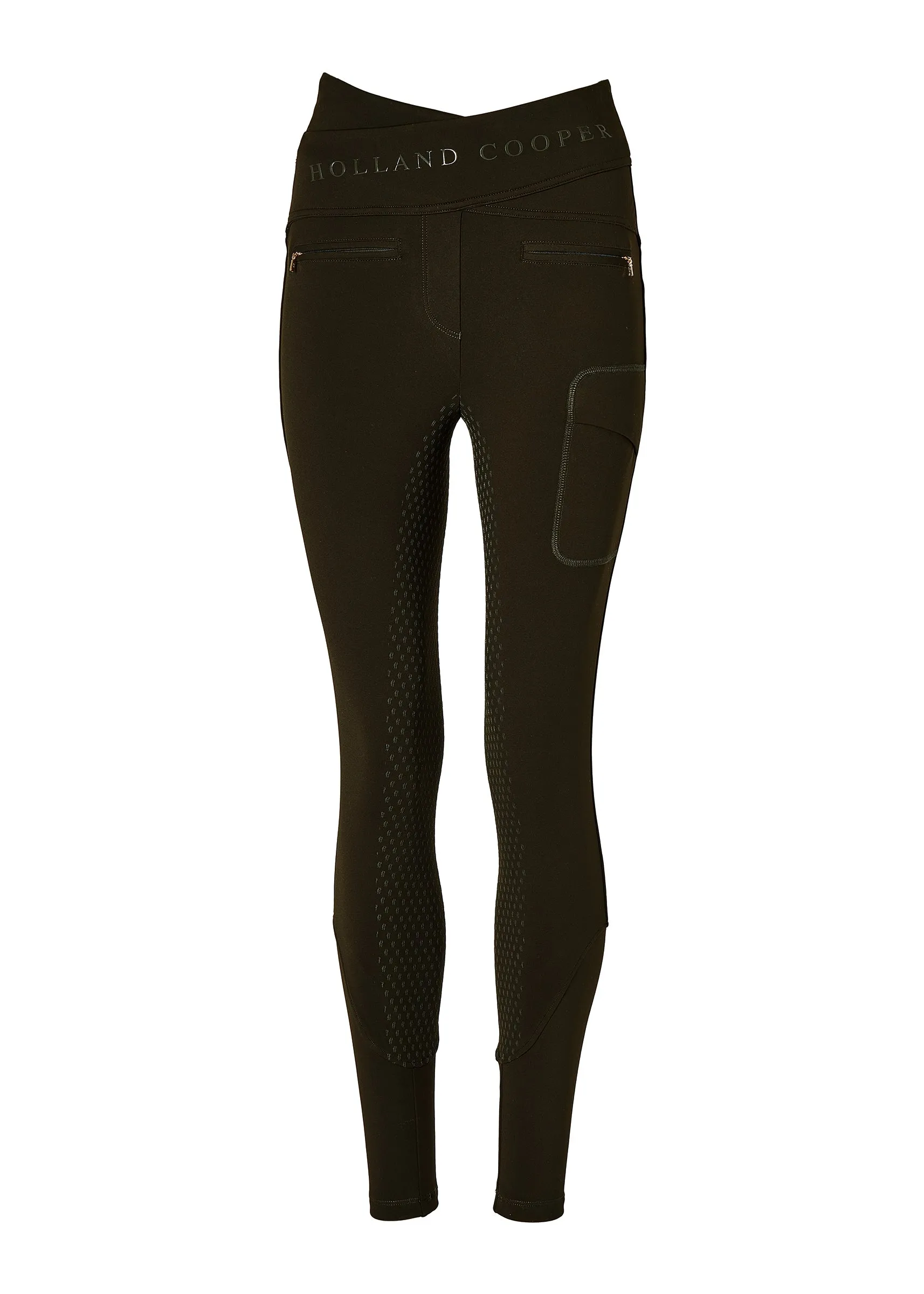 Cooper Training Breeches (Dark Olive) sold by Holland Cooper product image thumbnail 4