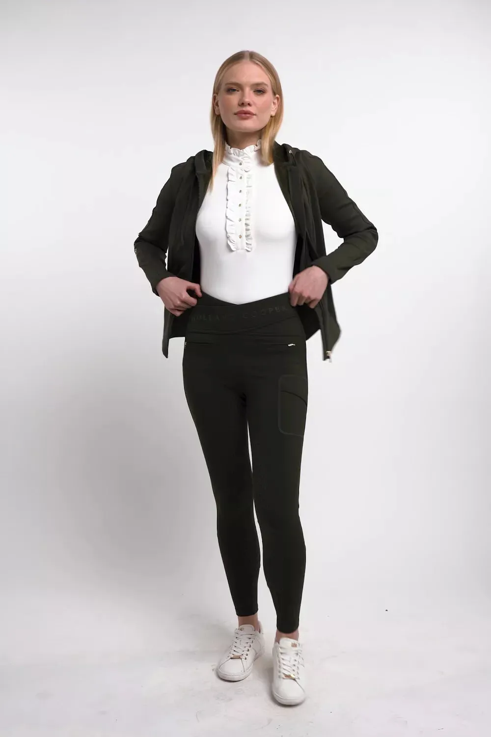 Cooper Training Breeches (Dark Olive) sold by Holland Cooper product image thumbnail 5