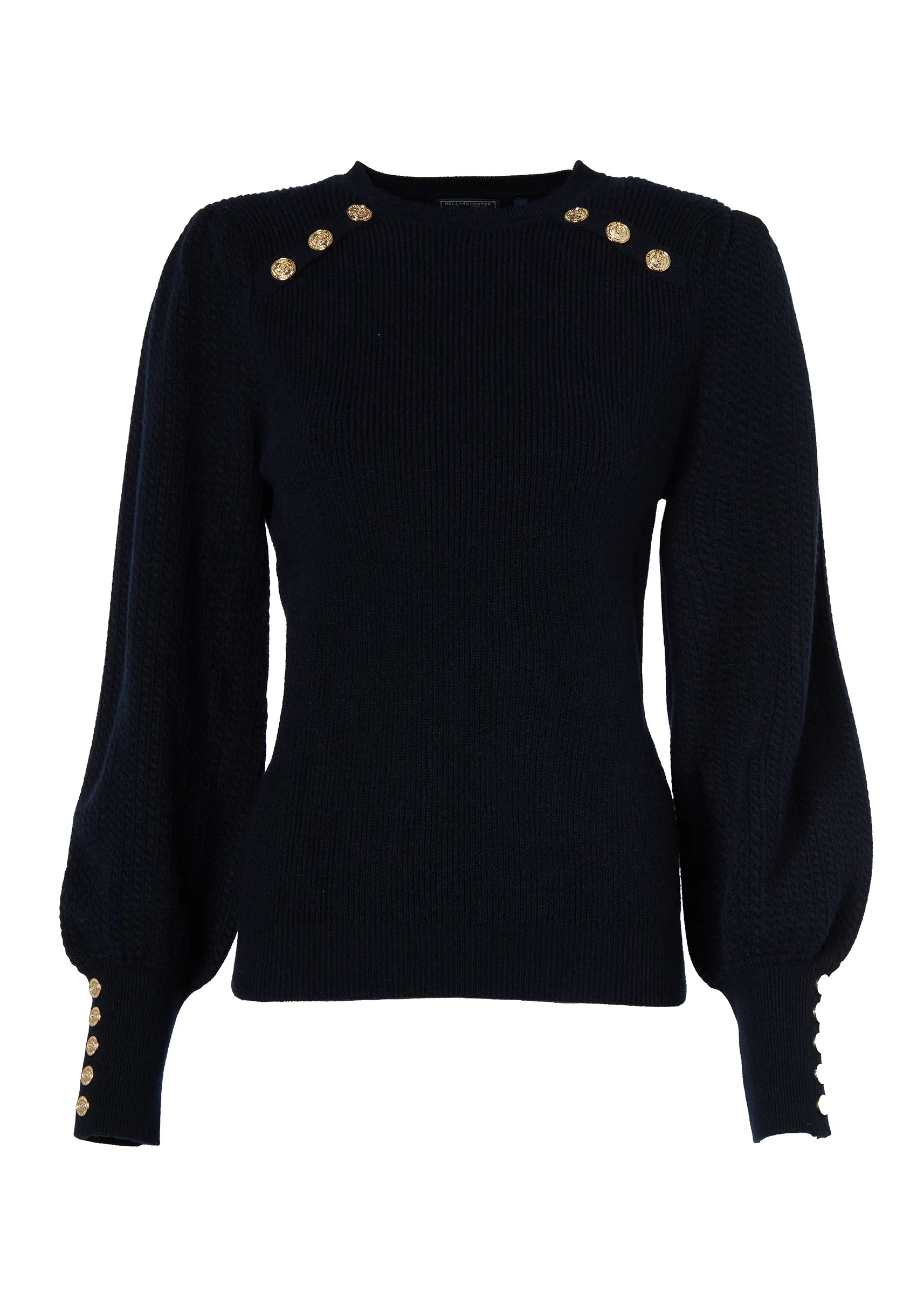 Naomi Crew Neck Knit (Ink Navy) sold by Holland Cooper product image thumbnail 4