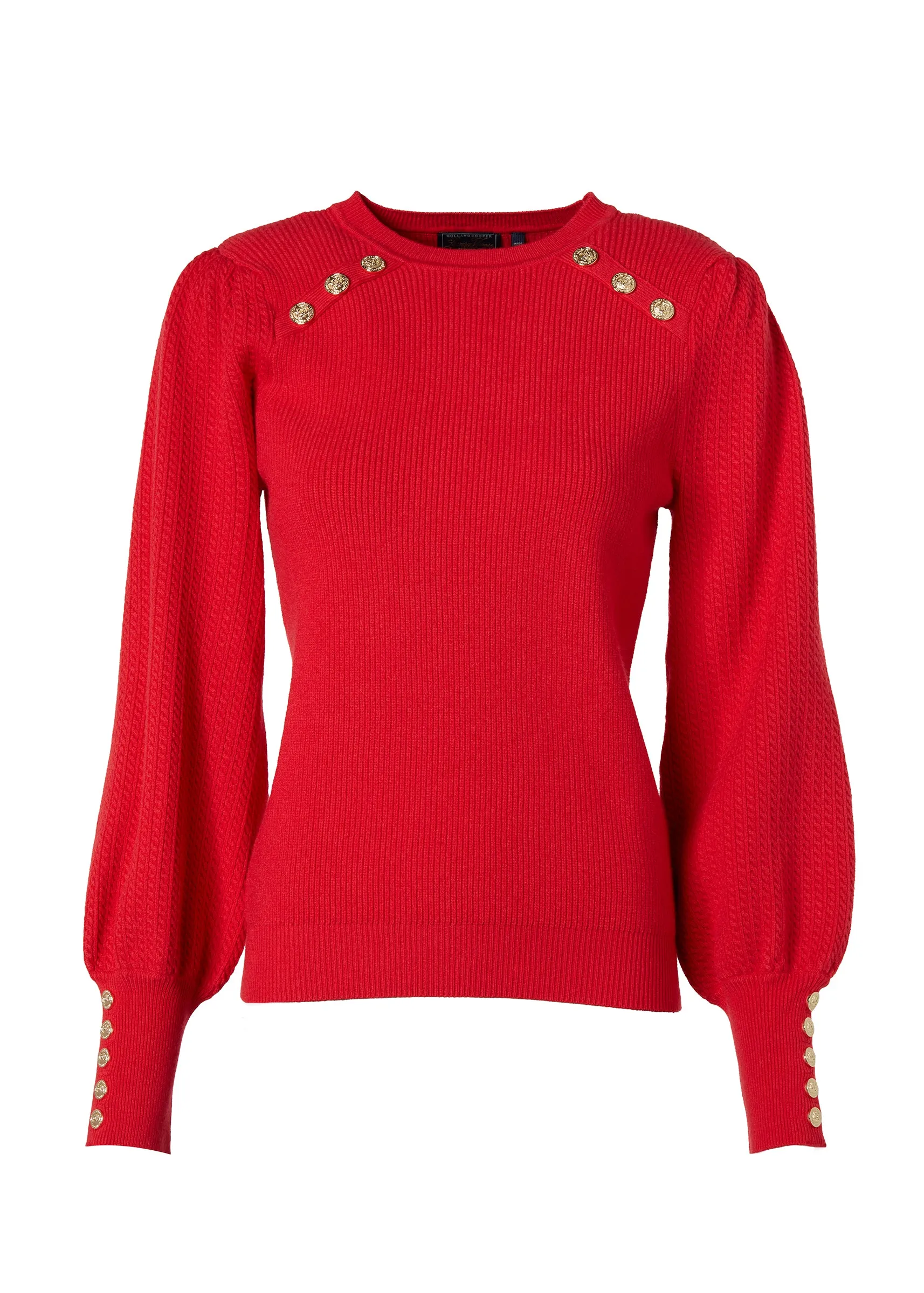 Naomi Crew Neck Knit (Hot Coral) sold by Holland Cooper product image thumbnail 4